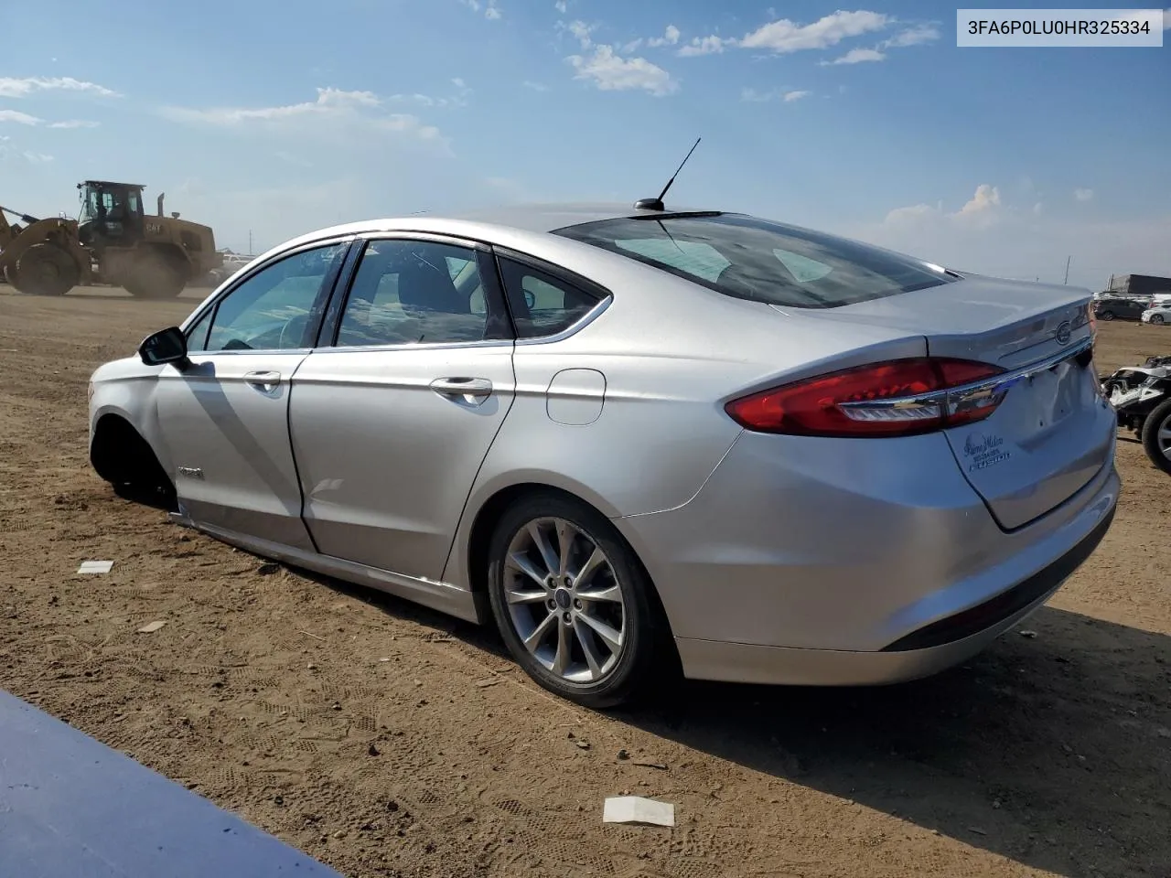 2017 Ford Fusion Se Hybrid VIN: 3FA6P0LU0HR325334 Lot: 63055554