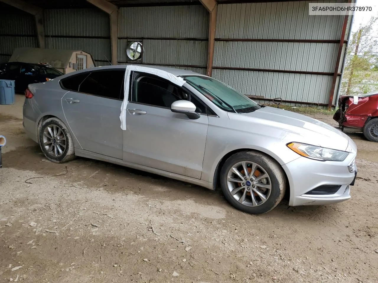 2017 Ford Fusion Se VIN: 3FA6P0HD6HR378970 Lot: 63089314