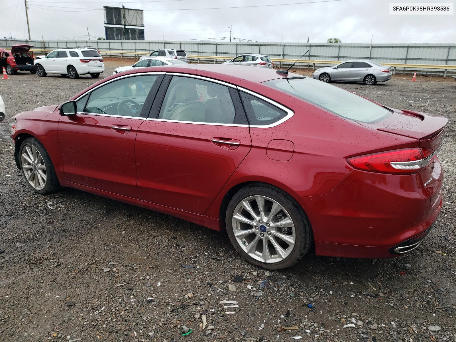 3FA6P0K98HR393586 2017 Ford Fusion Titanium