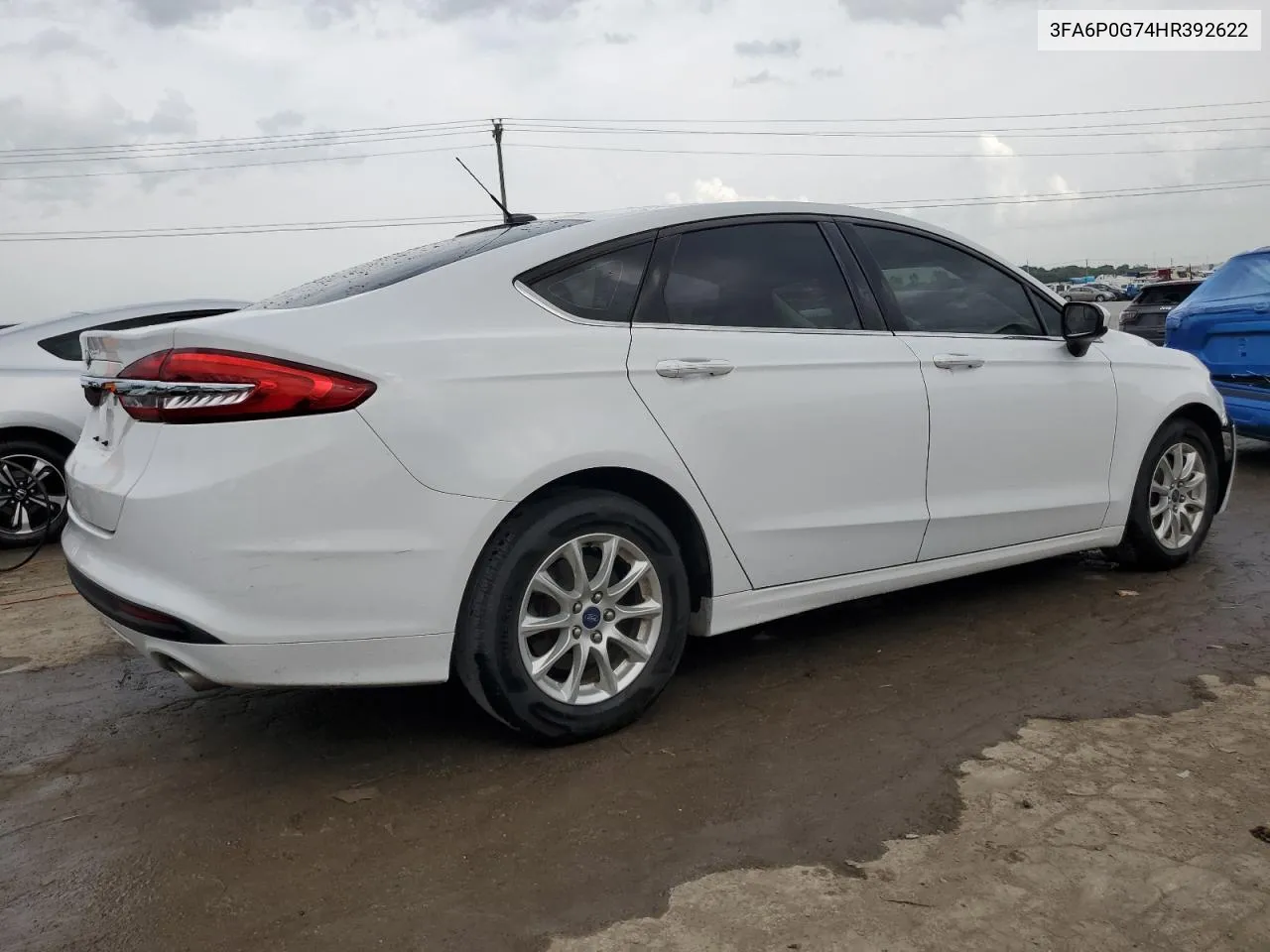 2017 Ford Fusion S VIN: 3FA6P0G74HR392622 Lot: 63408774