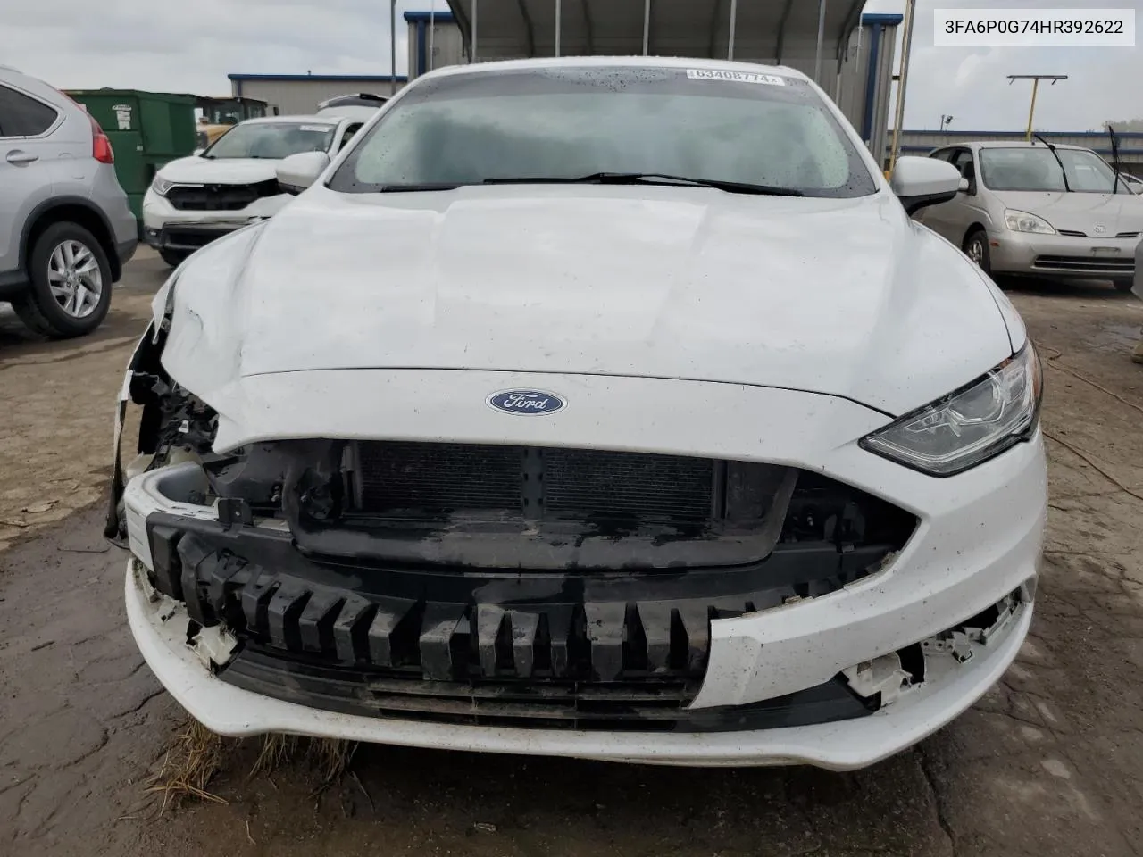 2017 Ford Fusion S VIN: 3FA6P0G74HR392622 Lot: 63408774