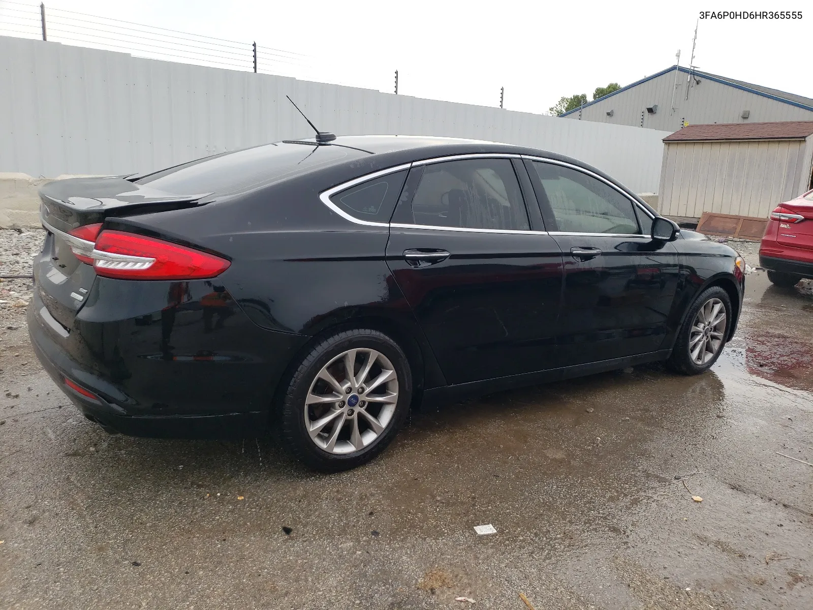 2017 Ford Fusion Se VIN: 3FA6P0HD6HR365555 Lot: 63852384