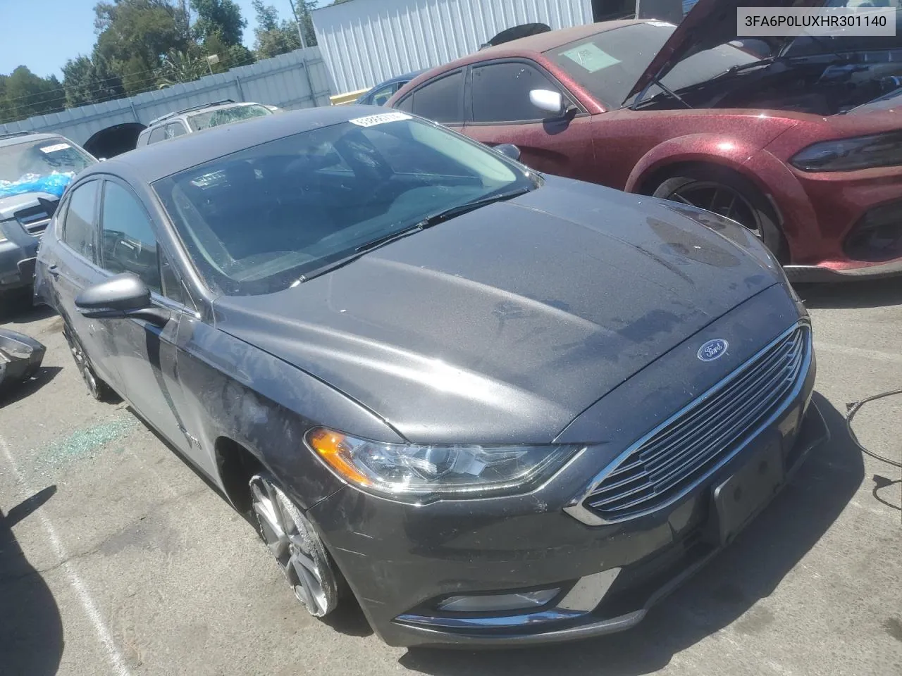 3FA6P0LUXHR301140 2017 Ford Fusion Se Hybrid