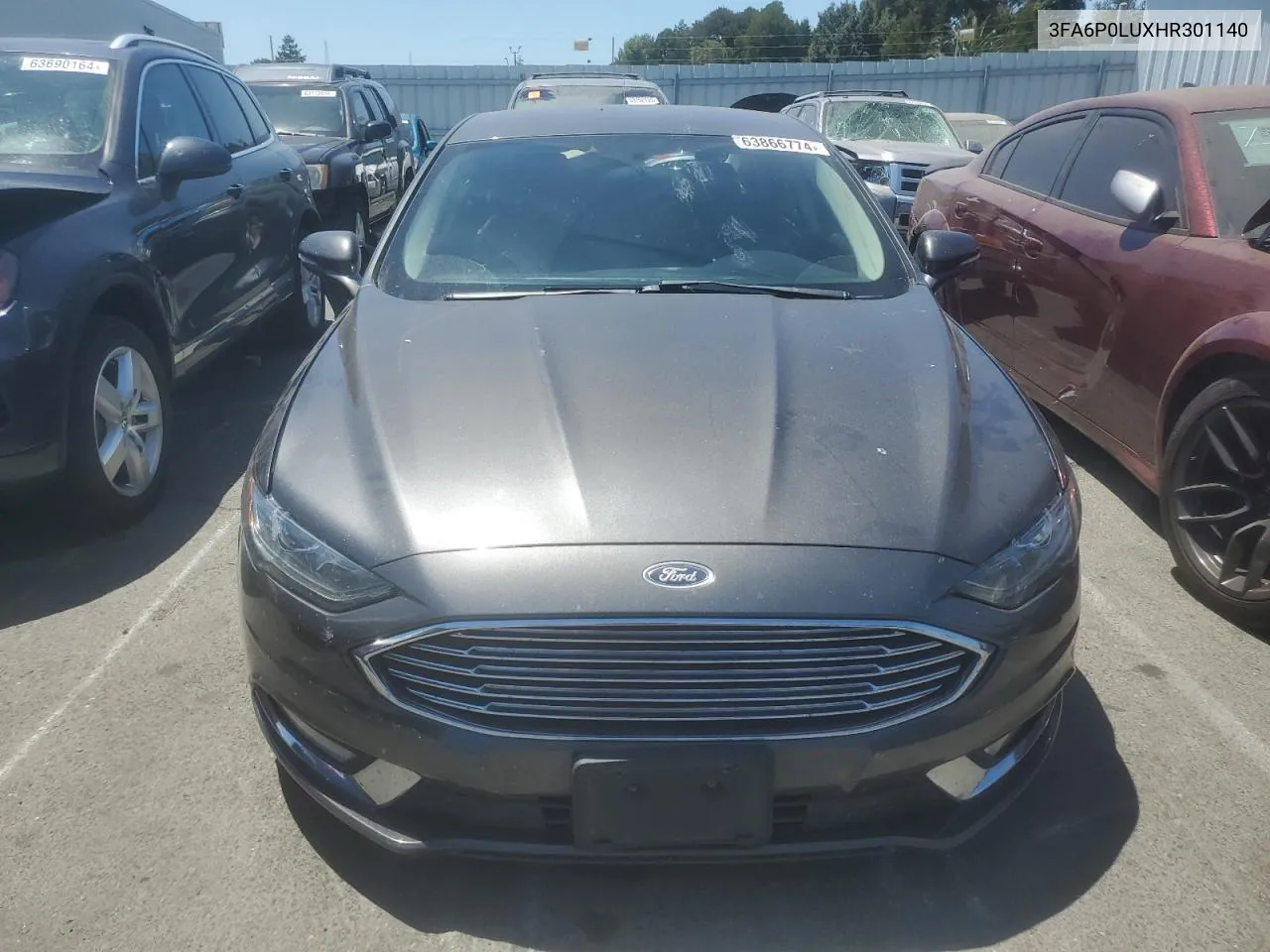 3FA6P0LUXHR301140 2017 Ford Fusion Se Hybrid