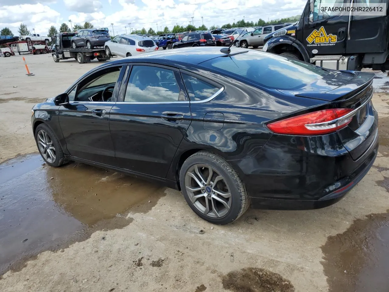 2017 Ford Fusion Se VIN: 3FA6P0HD2HR226412 Lot: 63898534