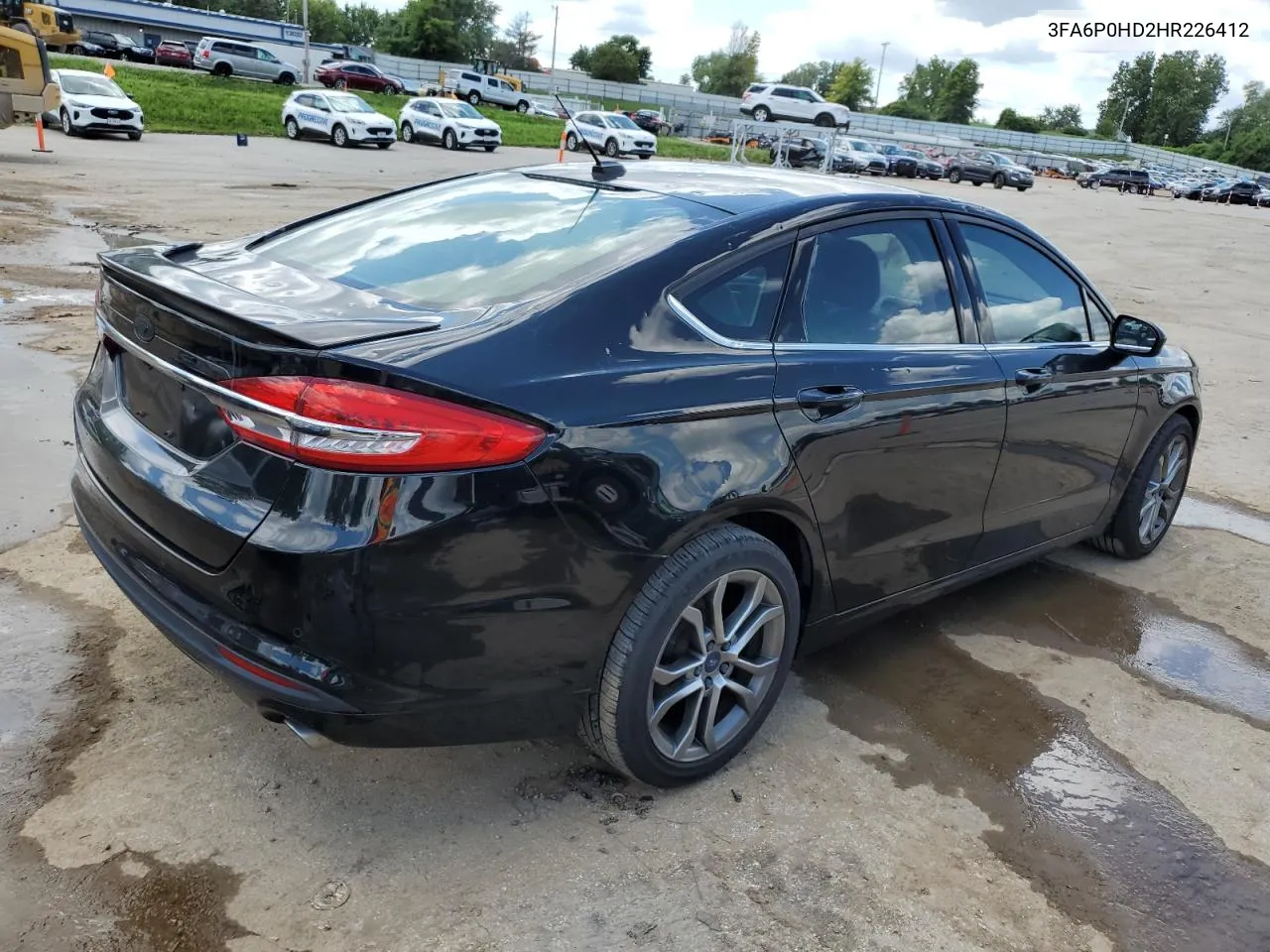 2017 Ford Fusion Se VIN: 3FA6P0HD2HR226412 Lot: 63898534