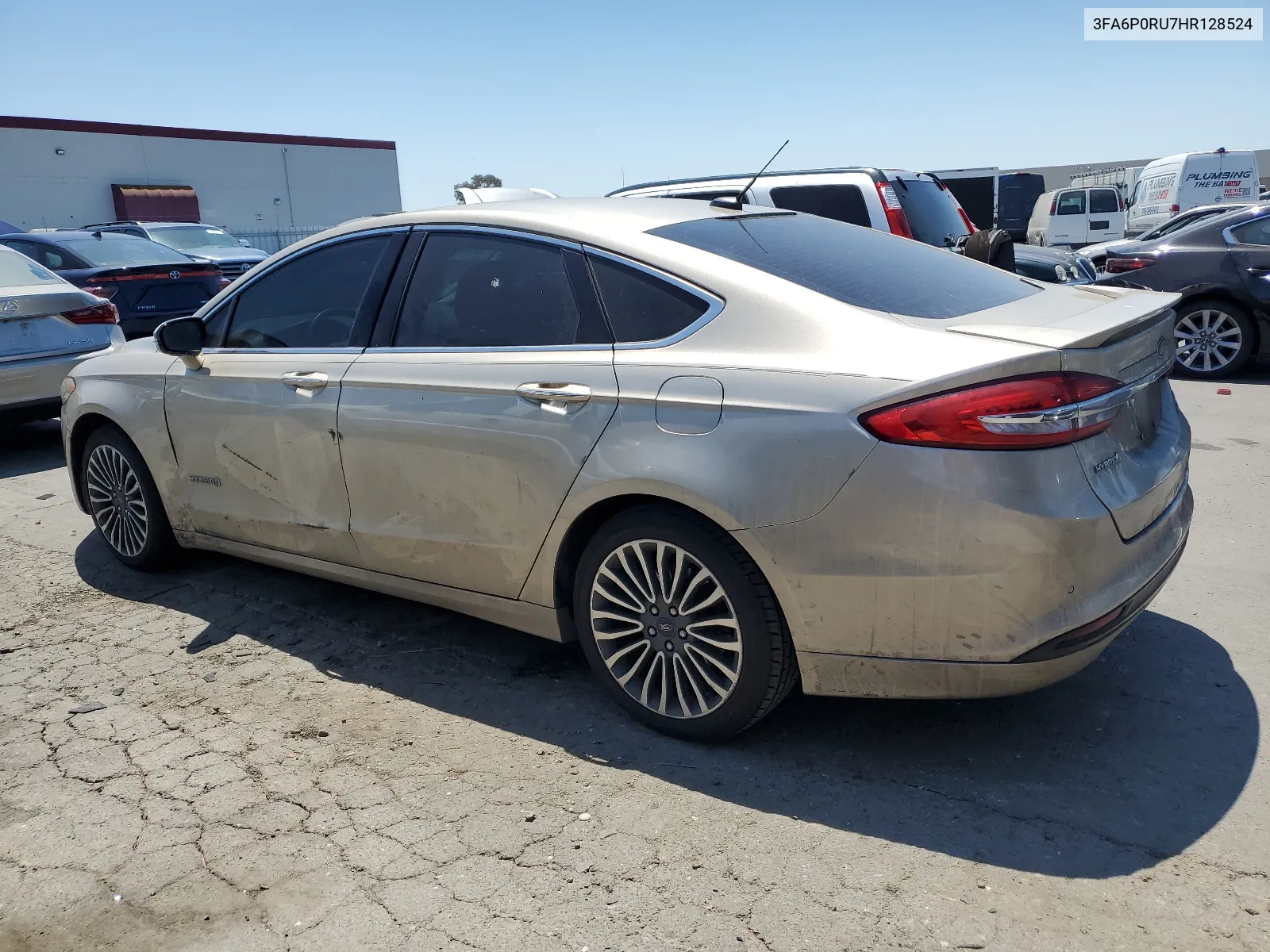 2017 Ford Fusion Titanium Hev VIN: 3FA6P0RU7HR128524 Lot: 63994794