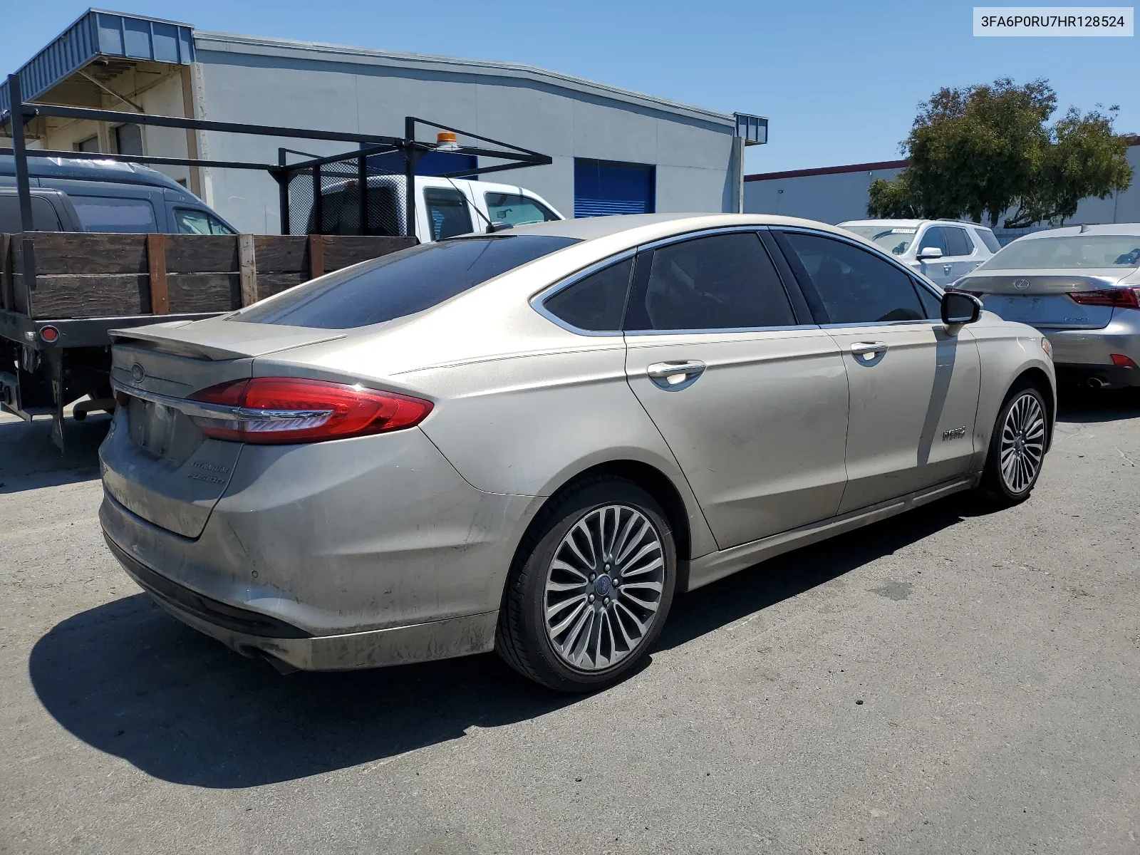 2017 Ford Fusion Titanium Hev VIN: 3FA6P0RU7HR128524 Lot: 63994794