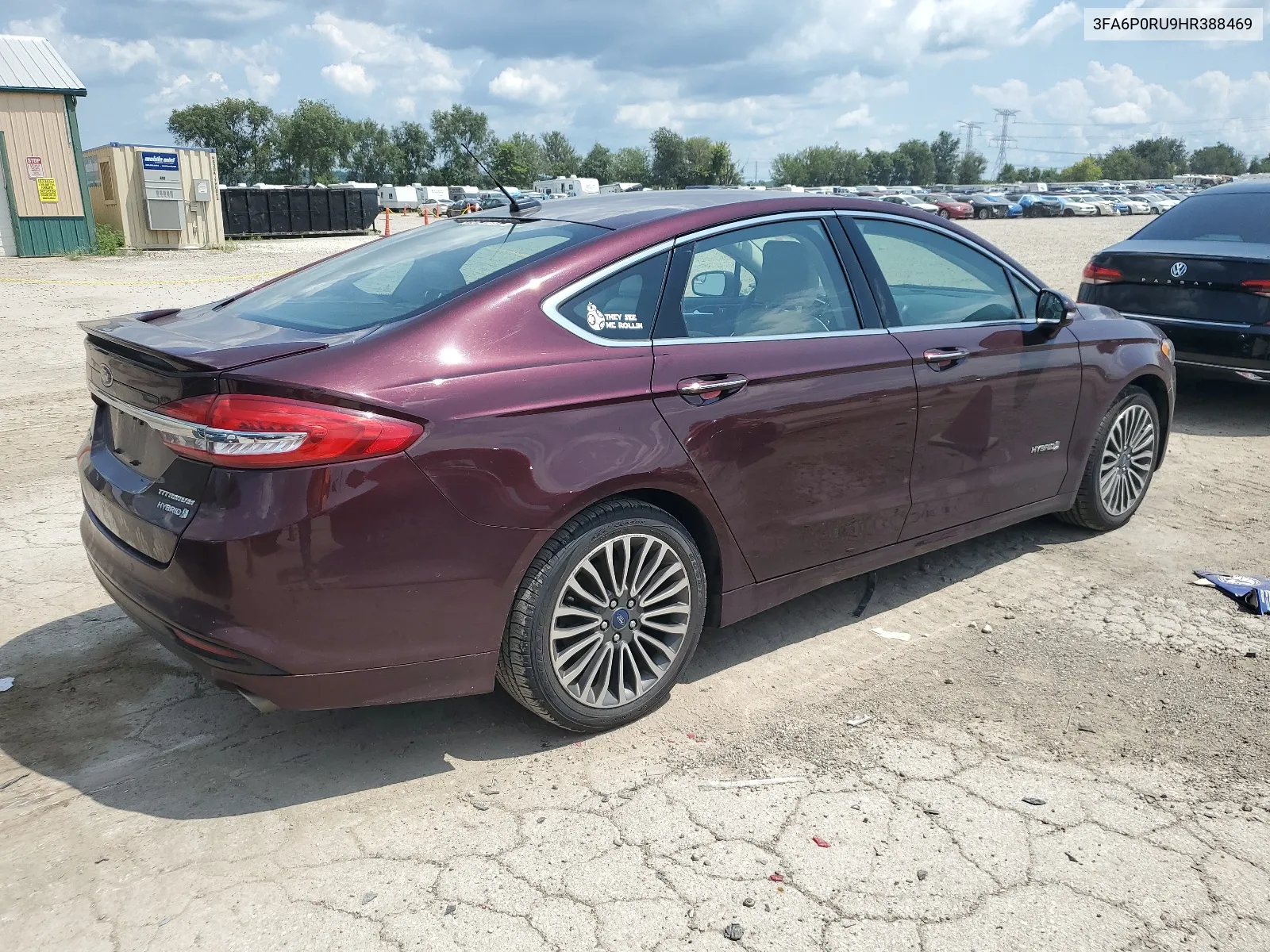 3FA6P0RU9HR388469 2017 Ford Fusion Titanium Hev