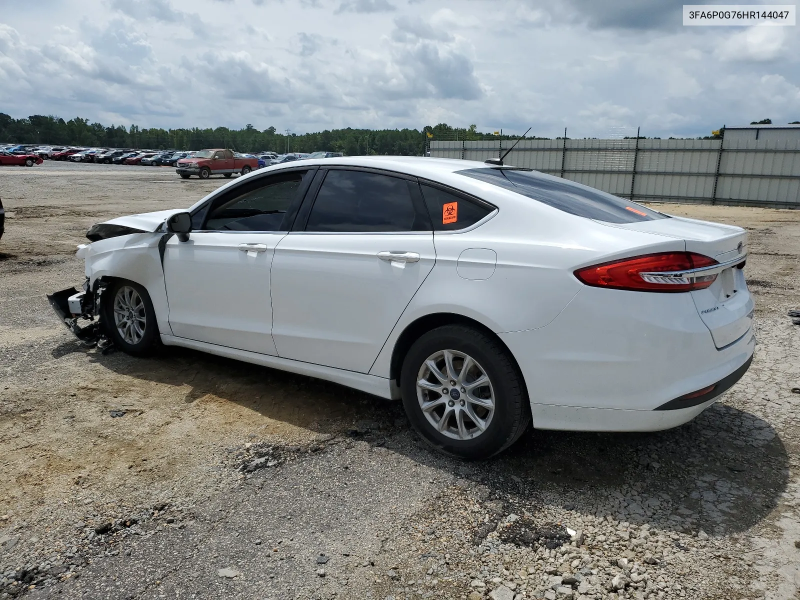 2017 Ford Fusion S VIN: 3FA6P0G76HR144047 Lot: 64087524