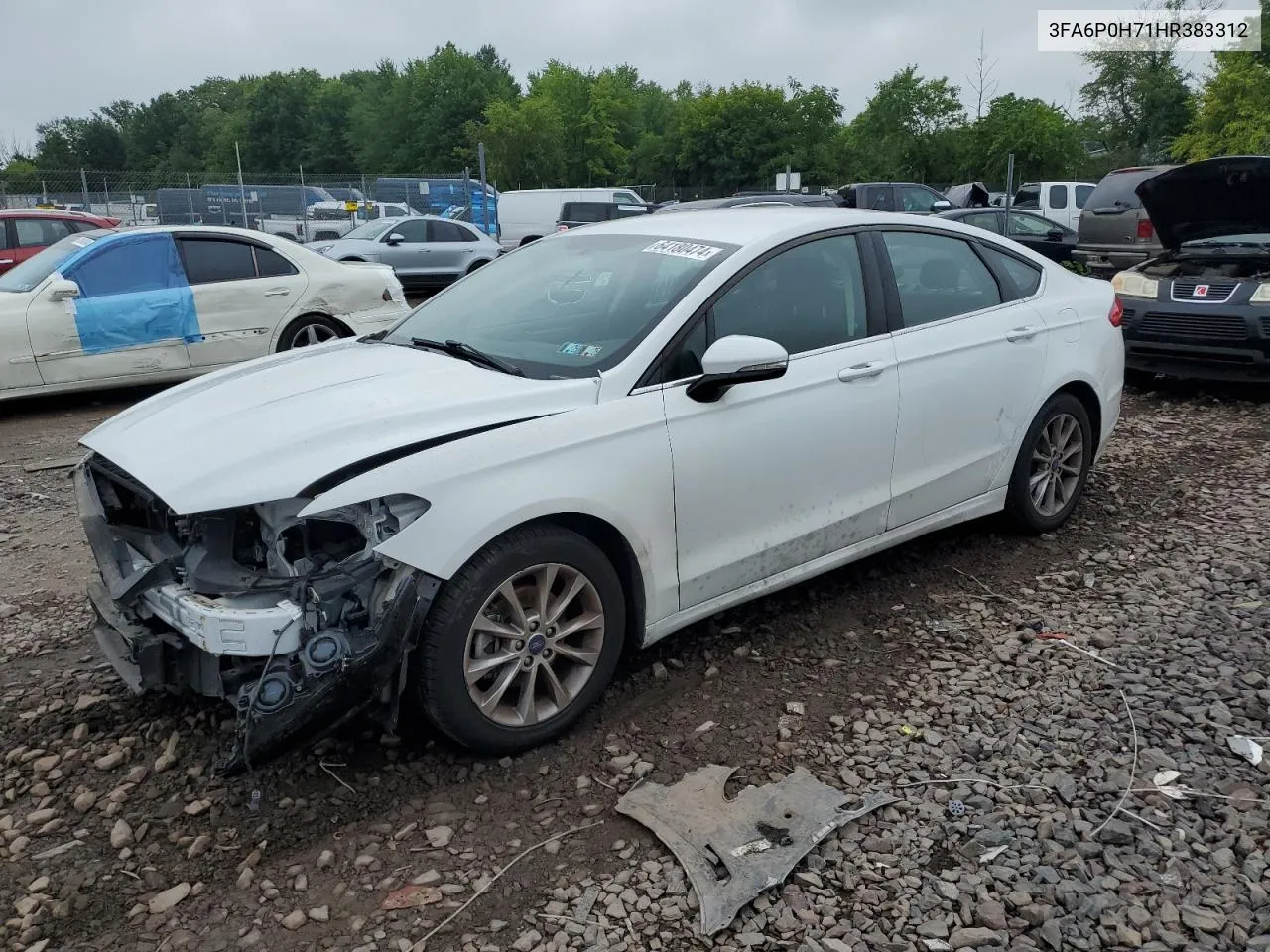 3FA6P0H71HR383312 2017 Ford Fusion Se