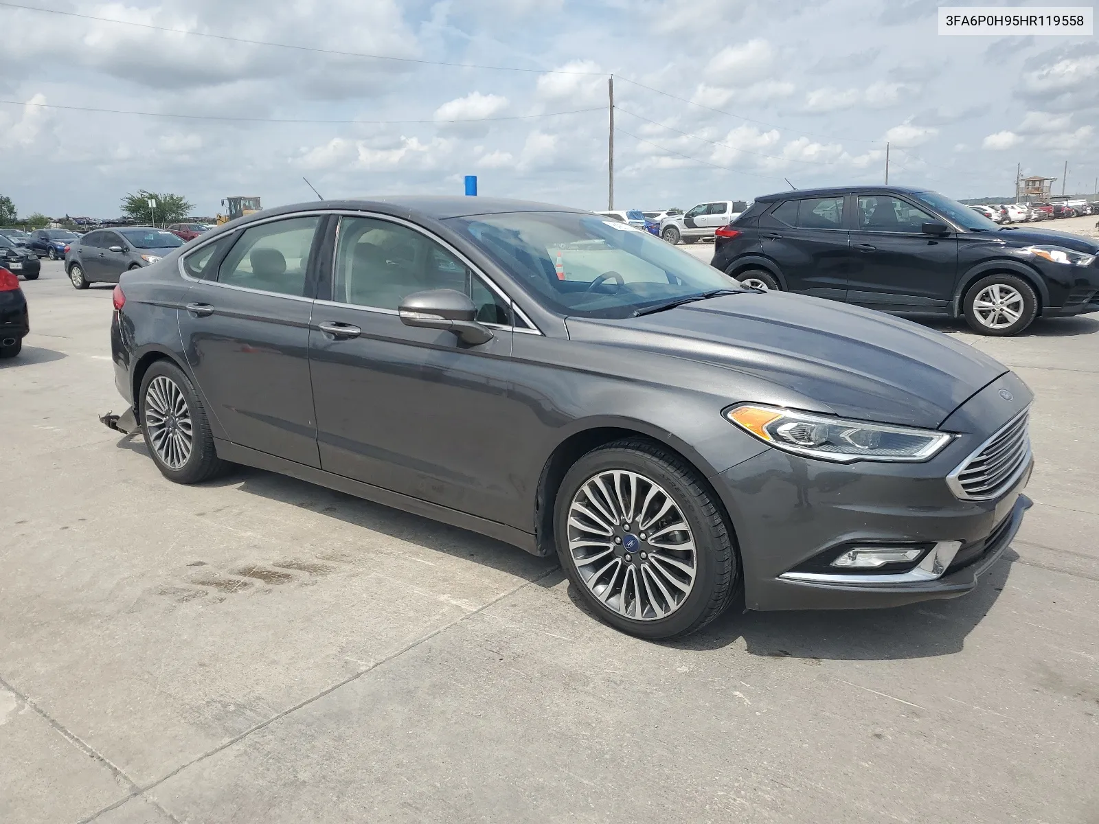 2017 Ford Fusion Se VIN: 3FA6P0H95HR119558 Lot: 64201324