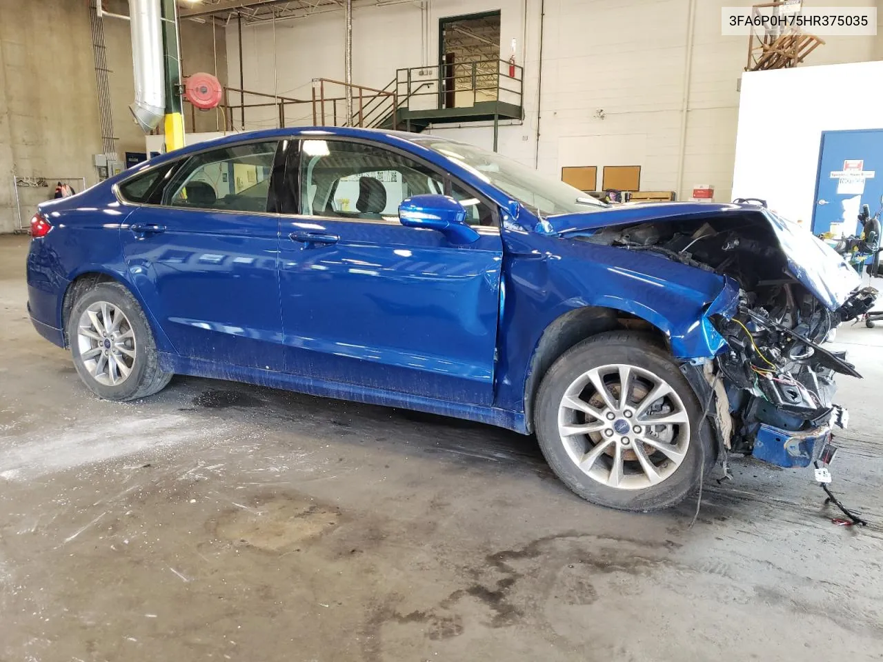 2017 Ford Fusion Se VIN: 3FA6P0H75HR375035 Lot: 64296774