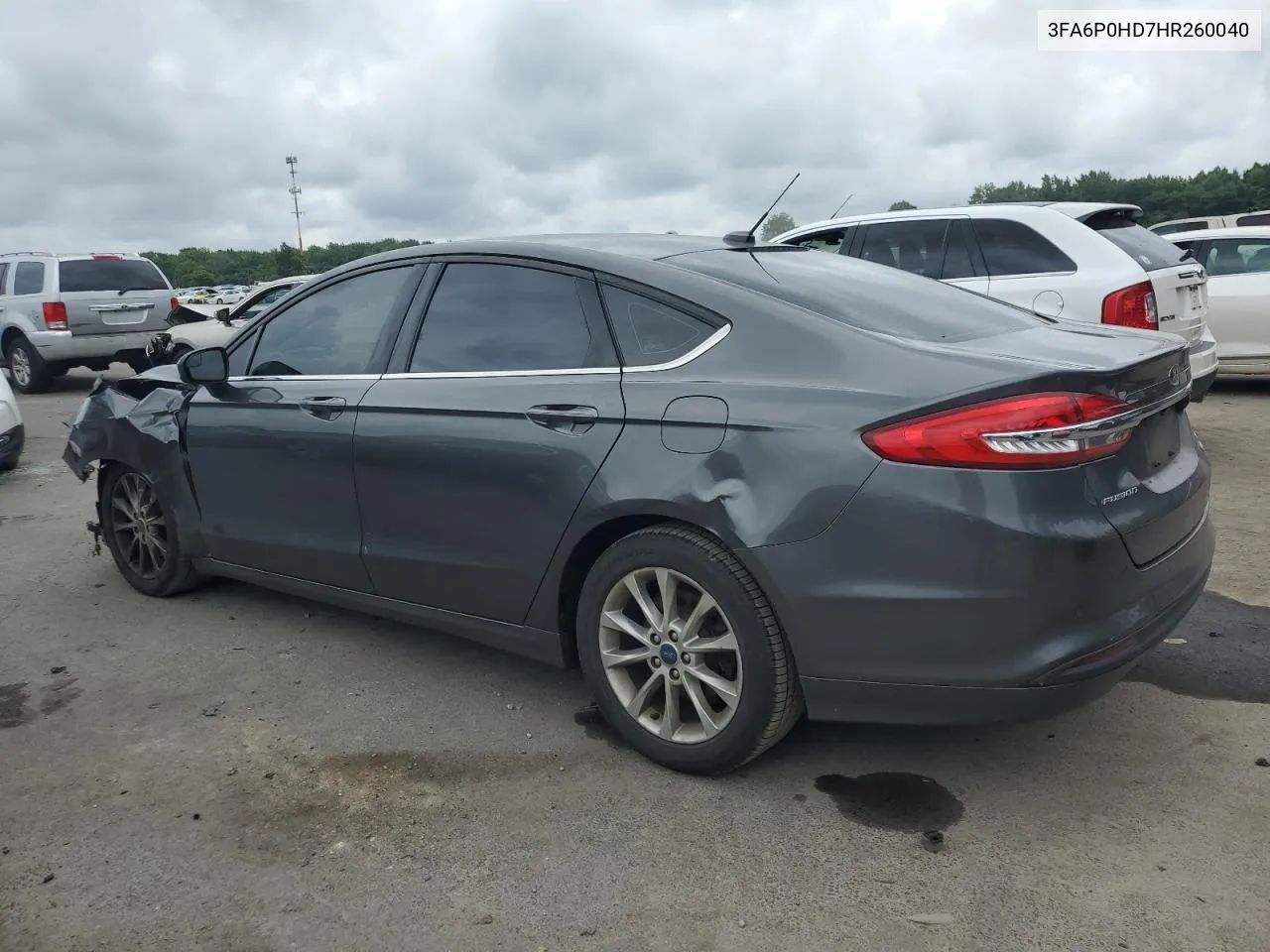 3FA6P0HD7HR260040 2017 Ford Fusion Se