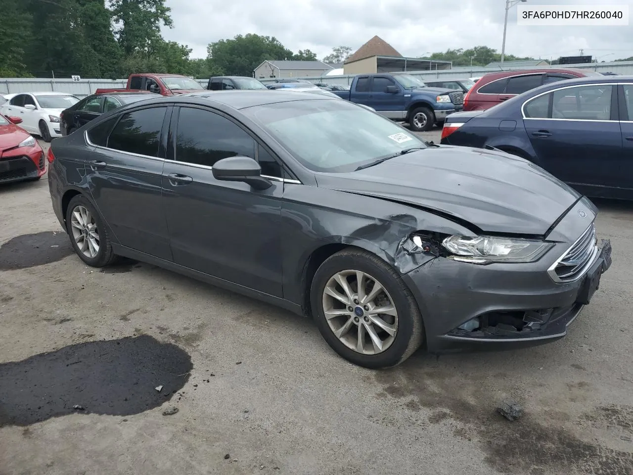 3FA6P0HD7HR260040 2017 Ford Fusion Se