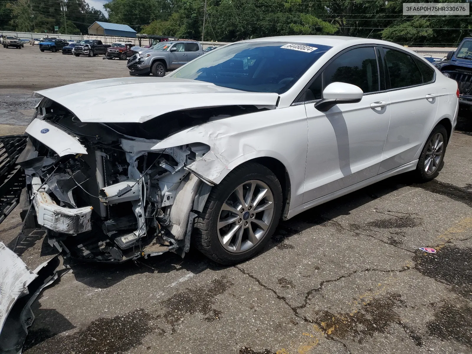 2017 Ford Fusion Se VIN: 3FA6P0H75HR330676 Lot: 64480824