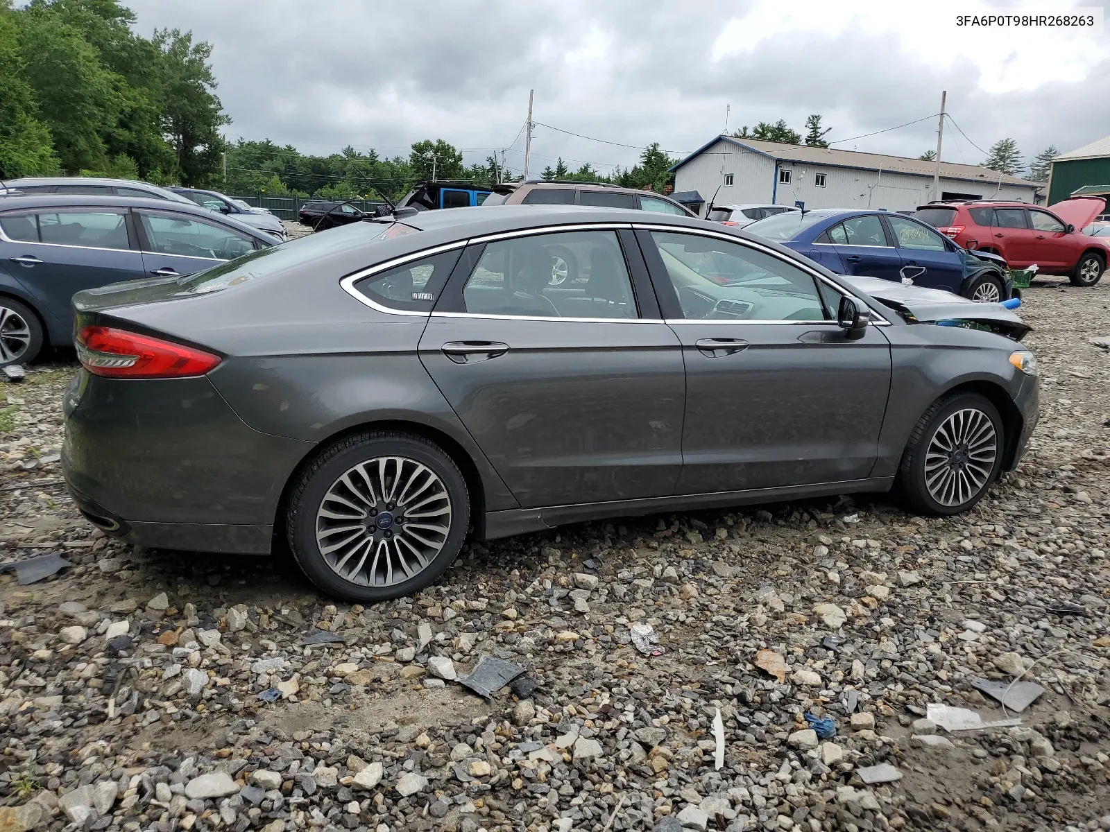 2017 Ford Fusion Se VIN: 3FA6P0T98HR268263 Lot: 64507214