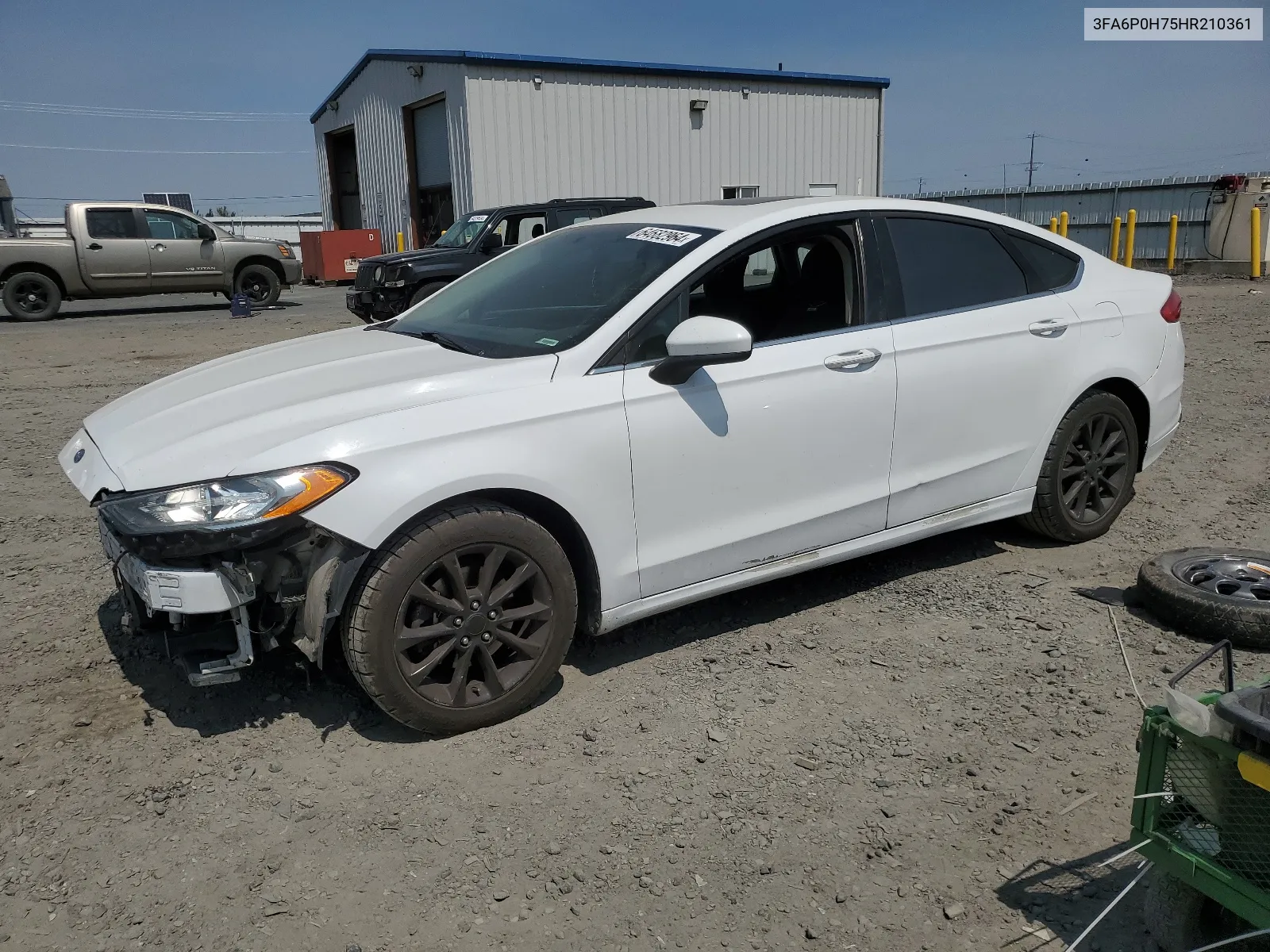 2017 Ford Fusion Se VIN: 3FA6P0H75HR210361 Lot: 64682964