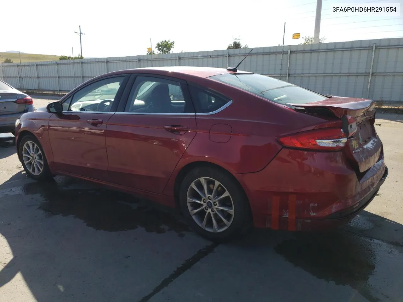 2017 Ford Fusion Se VIN: 3FA6P0HD6HR291554 Lot: 64850633