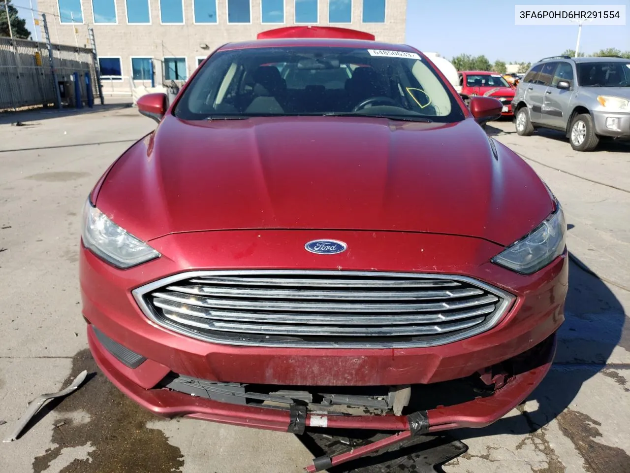 2017 Ford Fusion Se VIN: 3FA6P0HD6HR291554 Lot: 64850633