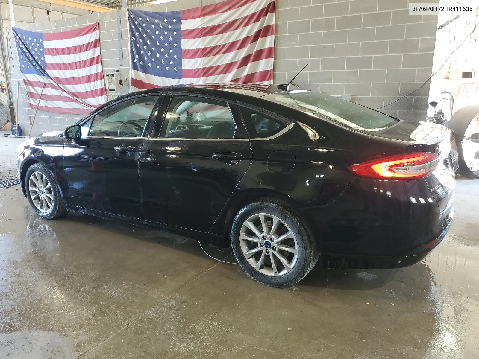 2017 Ford Fusion Se VIN: 3FA6P0H72HR411635 Lot: 64901654