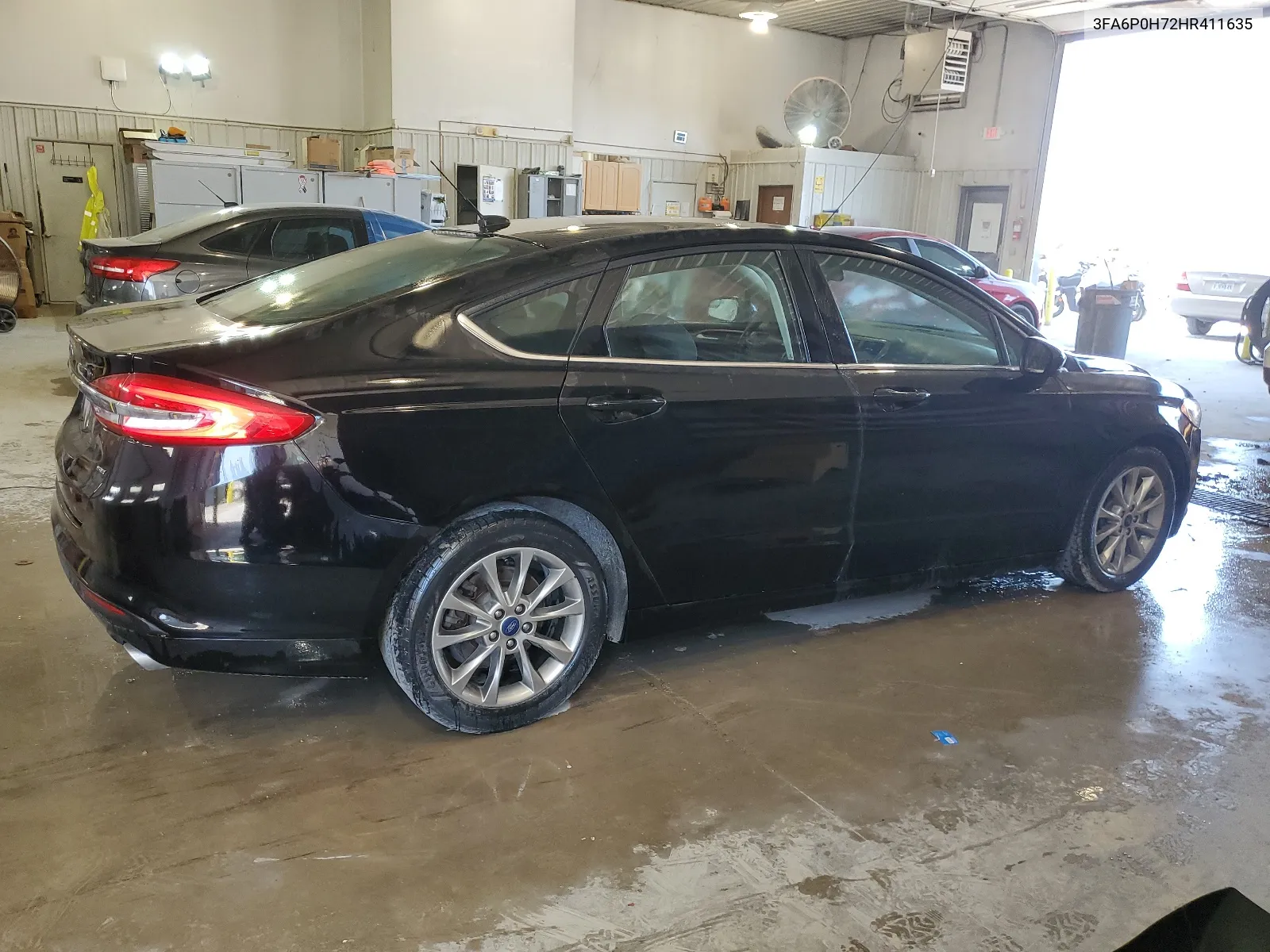 2017 Ford Fusion Se VIN: 3FA6P0H72HR411635 Lot: 64901654