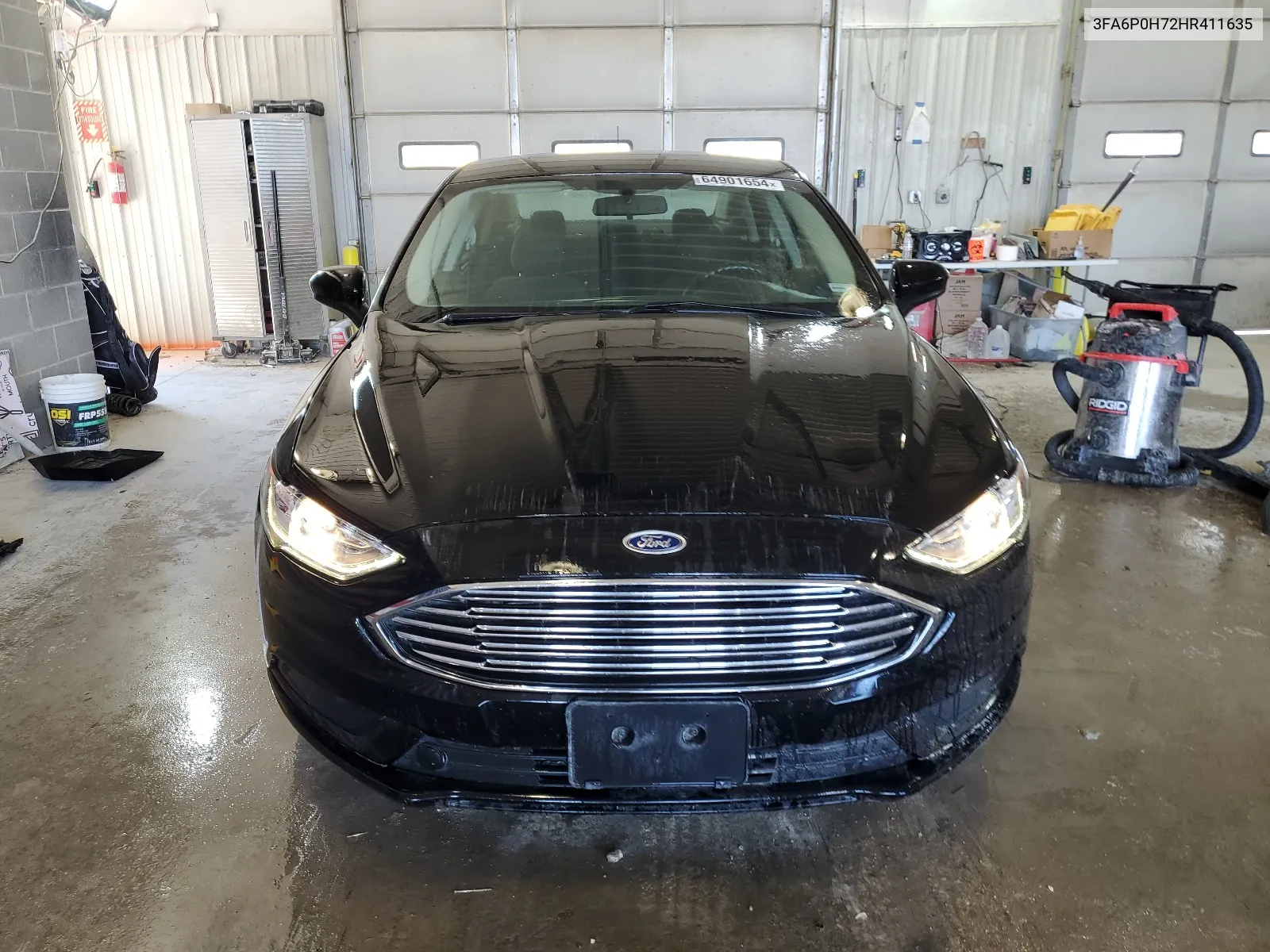 2017 Ford Fusion Se VIN: 3FA6P0H72HR411635 Lot: 64901654