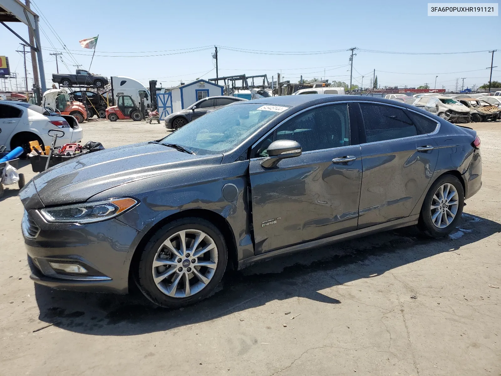 2017 Ford Fusion Se Phev VIN: 3FA6P0PUXHR191121 Lot: 64945144