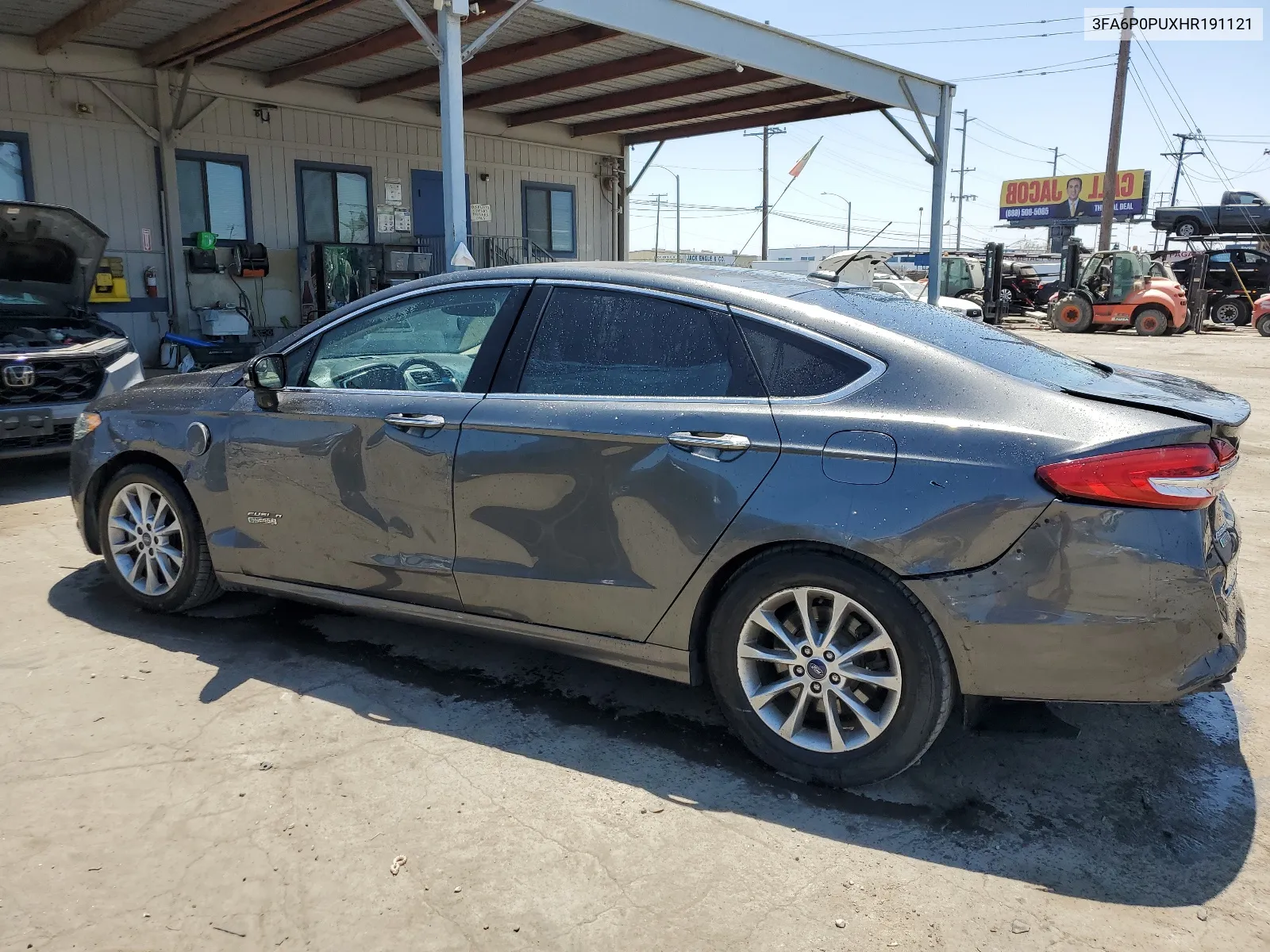 2017 Ford Fusion Se Phev VIN: 3FA6P0PUXHR191121 Lot: 64945144