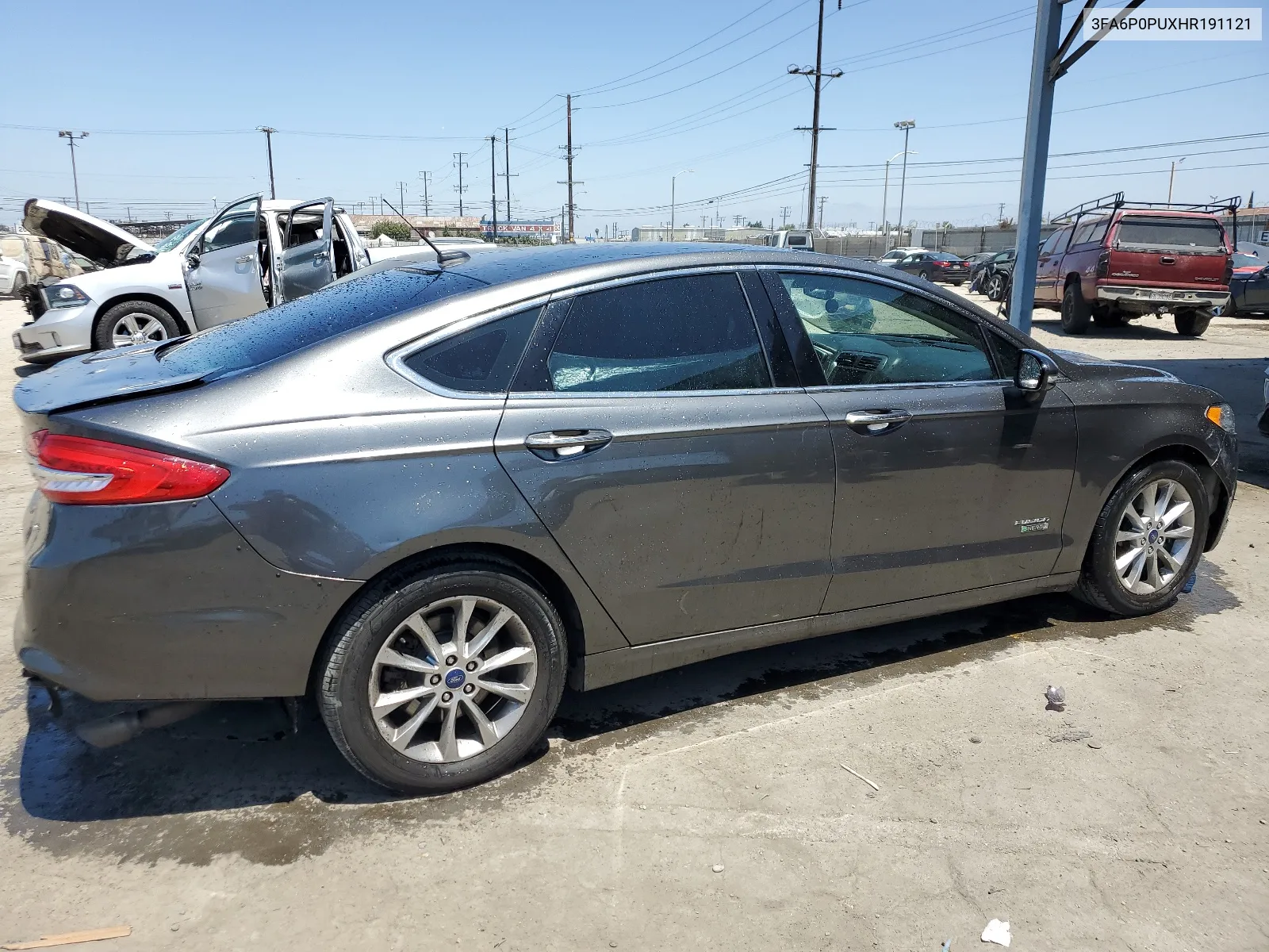 2017 Ford Fusion Se Phev VIN: 3FA6P0PUXHR191121 Lot: 64945144