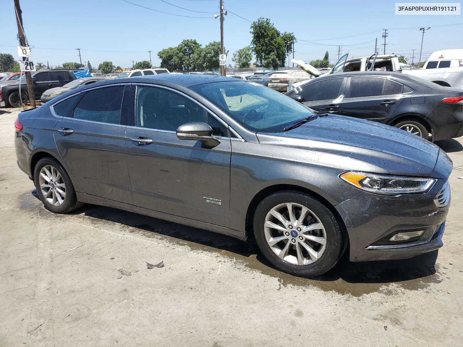 2017 Ford Fusion Se Phev VIN: 3FA6P0PUXHR191121 Lot: 64945144