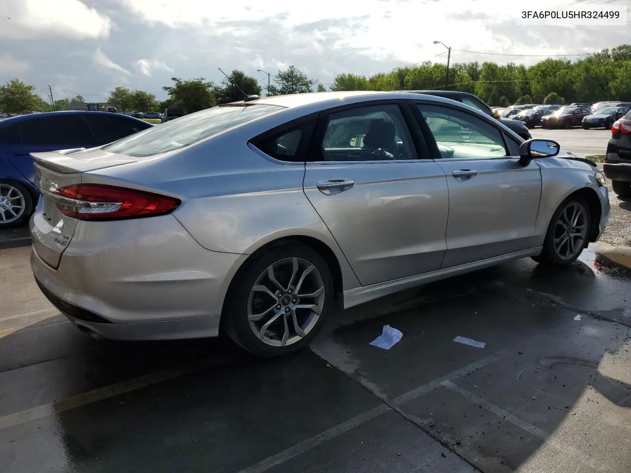 2017 Ford Fusion Se Hybrid VIN: 3FA6P0LU5HR324499 Lot: 65326794