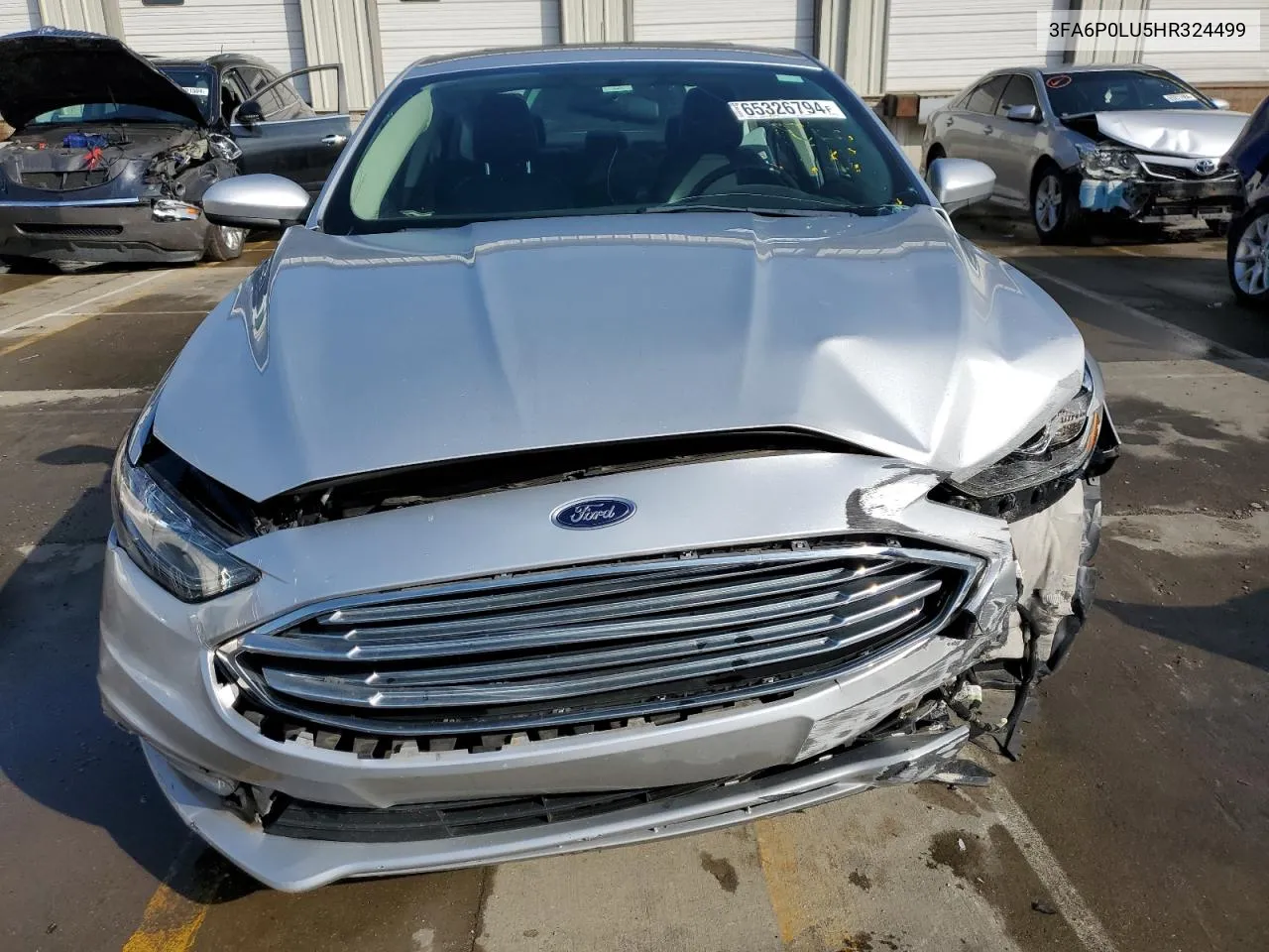 2017 Ford Fusion Se Hybrid VIN: 3FA6P0LU5HR324499 Lot: 65326794