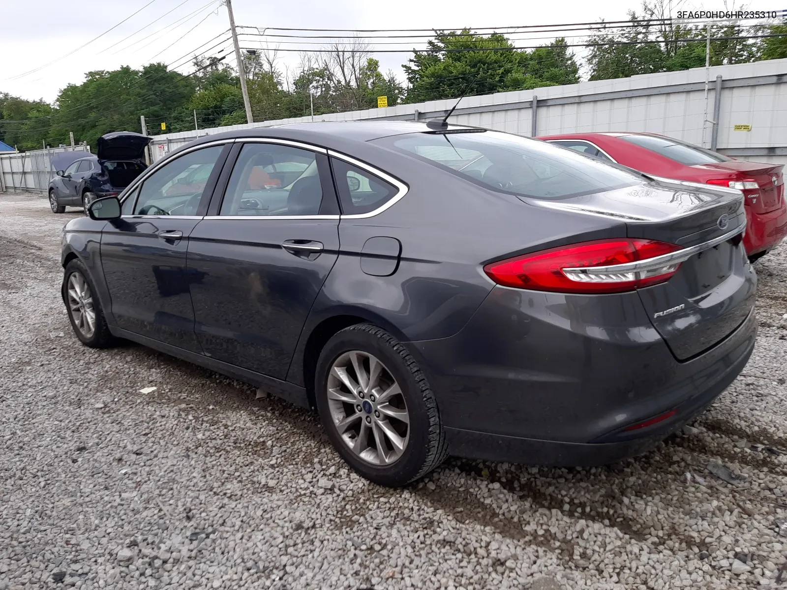 2017 Ford Fusion Se VIN: 3FA6P0HD6HR235310 Lot: 65434064