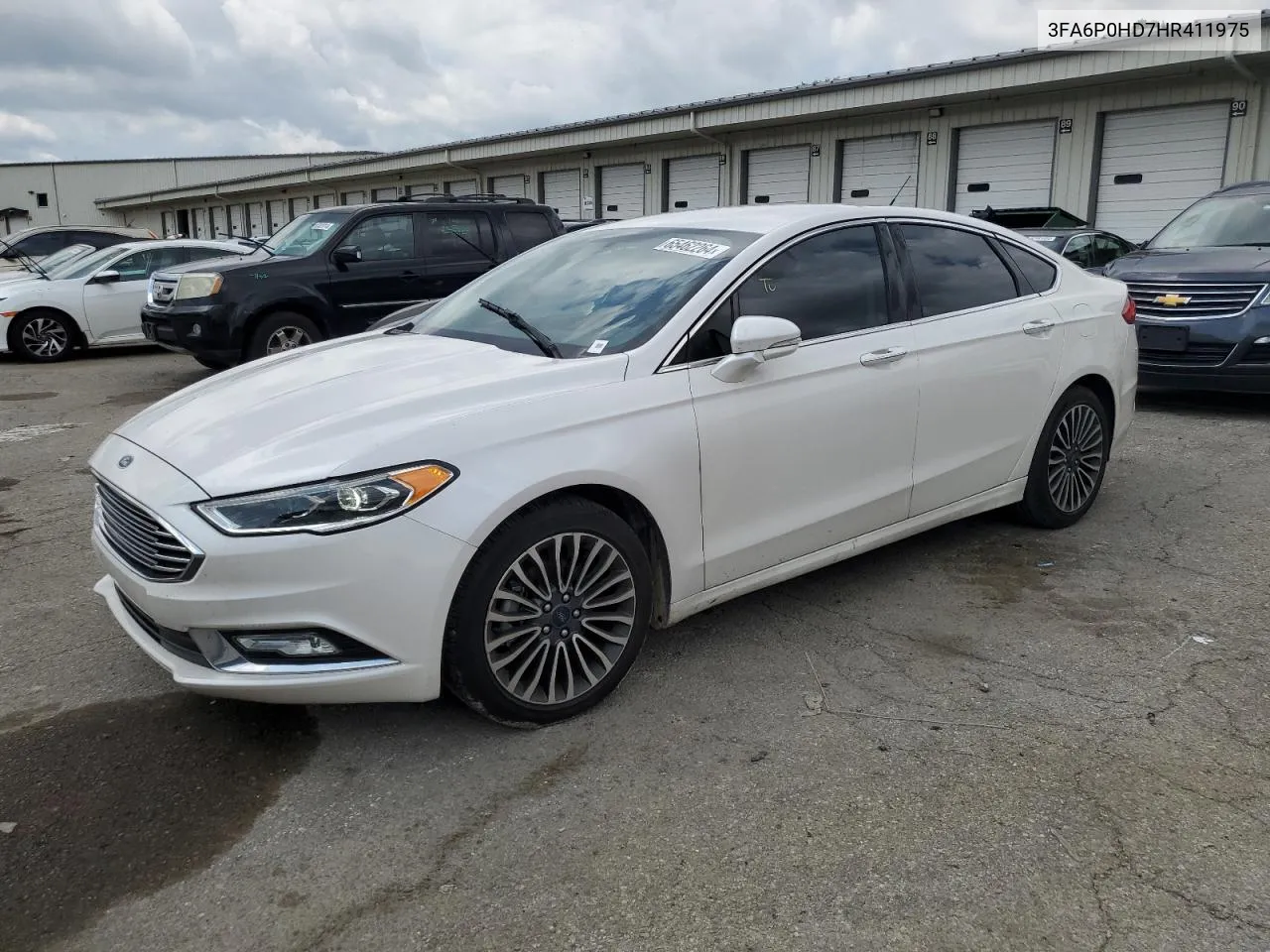 2017 Ford Fusion Se VIN: 3FA6P0HD7HR411975 Lot: 65462264