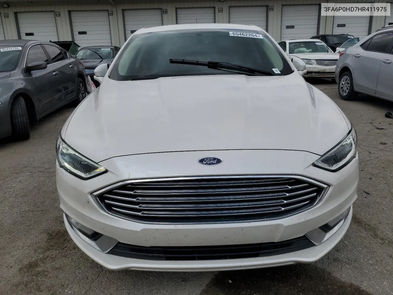 2017 Ford Fusion Se VIN: 3FA6P0HD7HR411975 Lot: 65462264