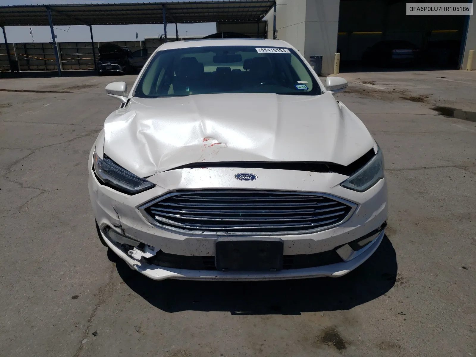 3FA6P0LU7HR105186 2017 Ford Fusion Se Hybrid