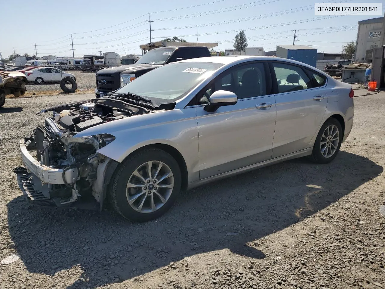 2017 Ford Fusion Se VIN: 3FA6P0H77HR201841 Lot: 65479304