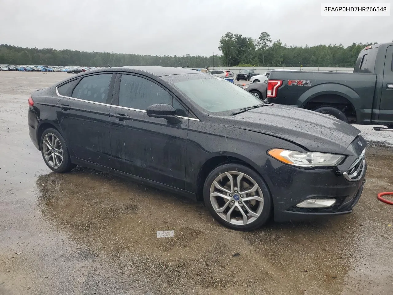 2017 Ford Fusion Se VIN: 3FA6P0HD7HR266548 Lot: 65562874