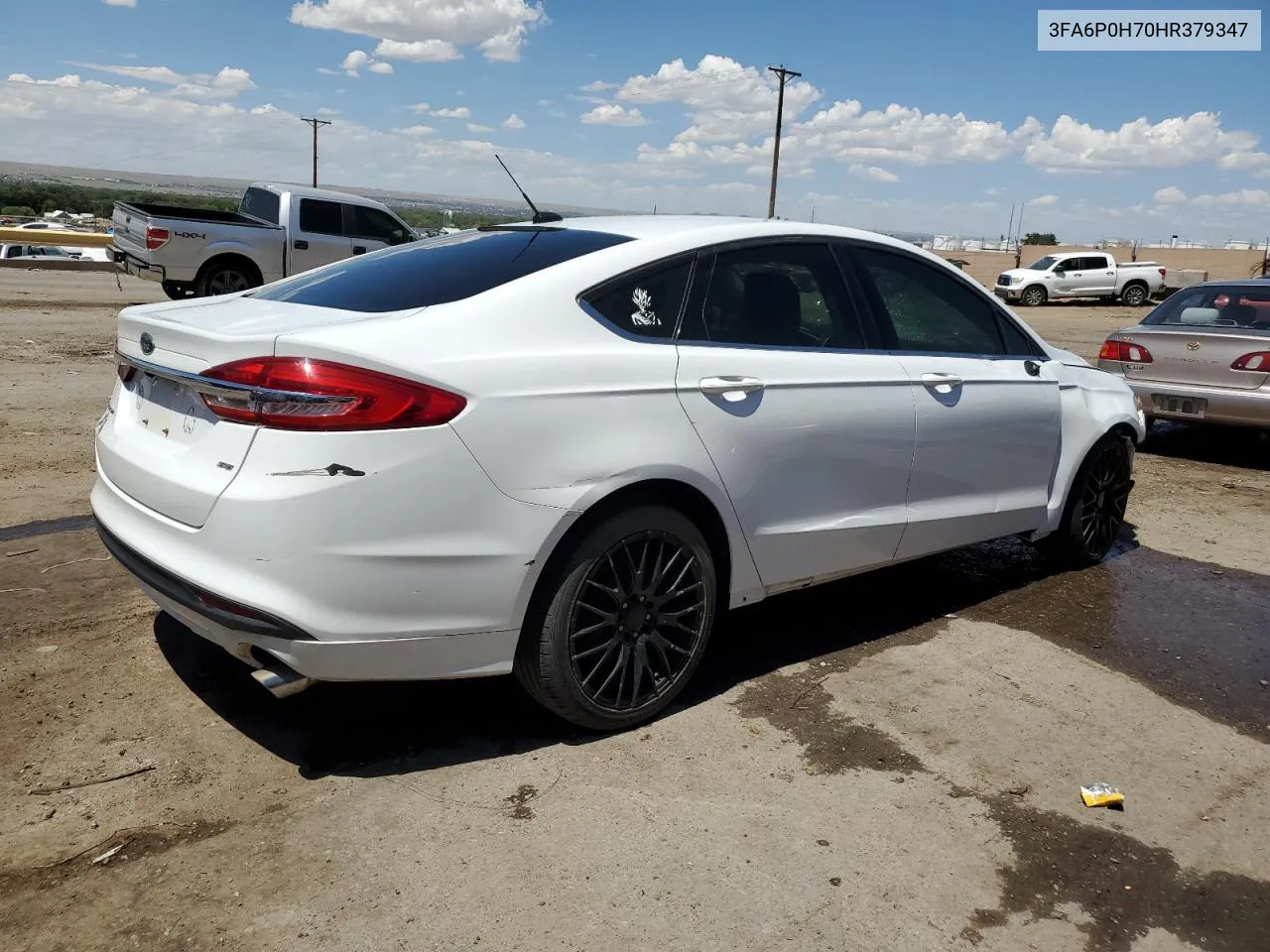 2017 Ford Fusion Se VIN: 3FA6P0H70HR379347 Lot: 65593624