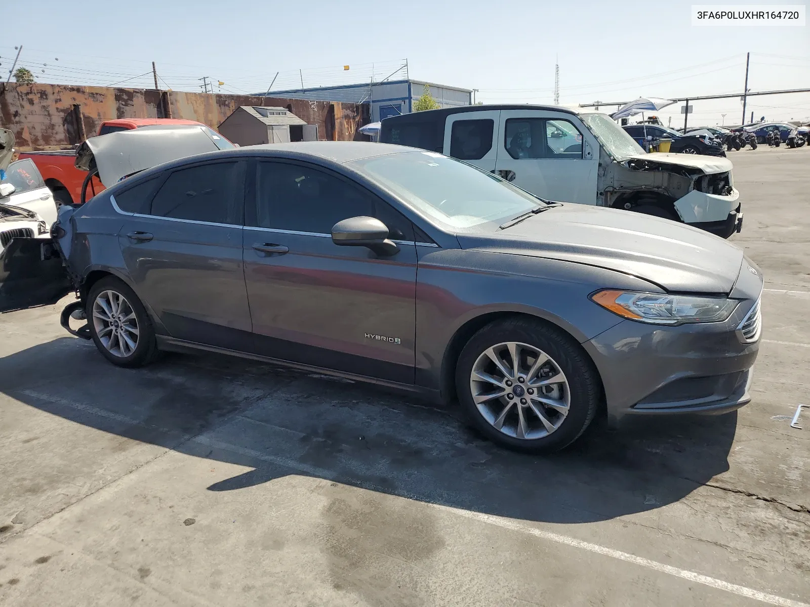 2017 Ford Fusion Se Hybrid VIN: 3FA6P0LUXHR164720 Lot: 65639224