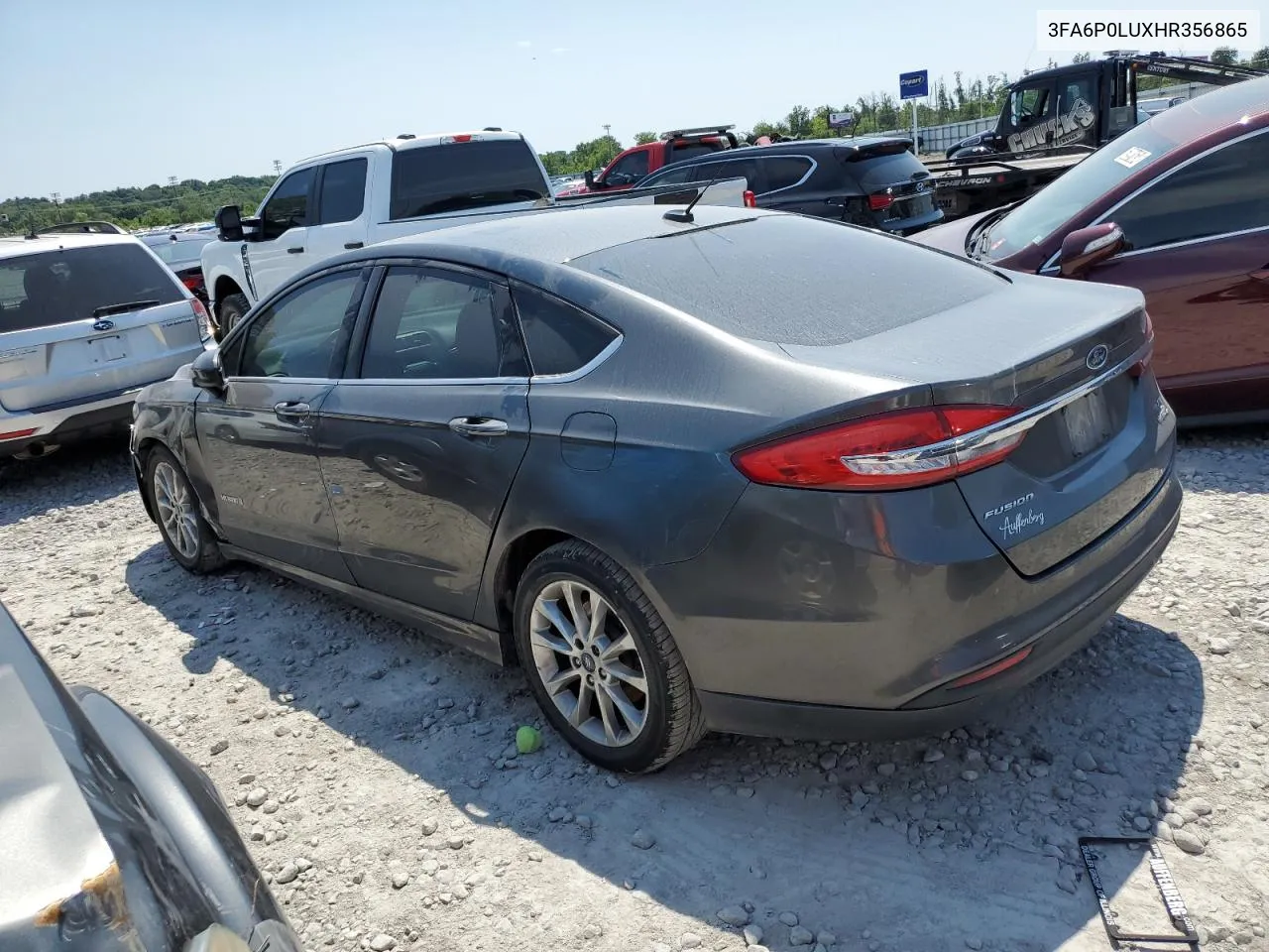 2017 Ford Fusion Se Hybrid VIN: 3FA6P0LUXHR356865 Lot: 65766594