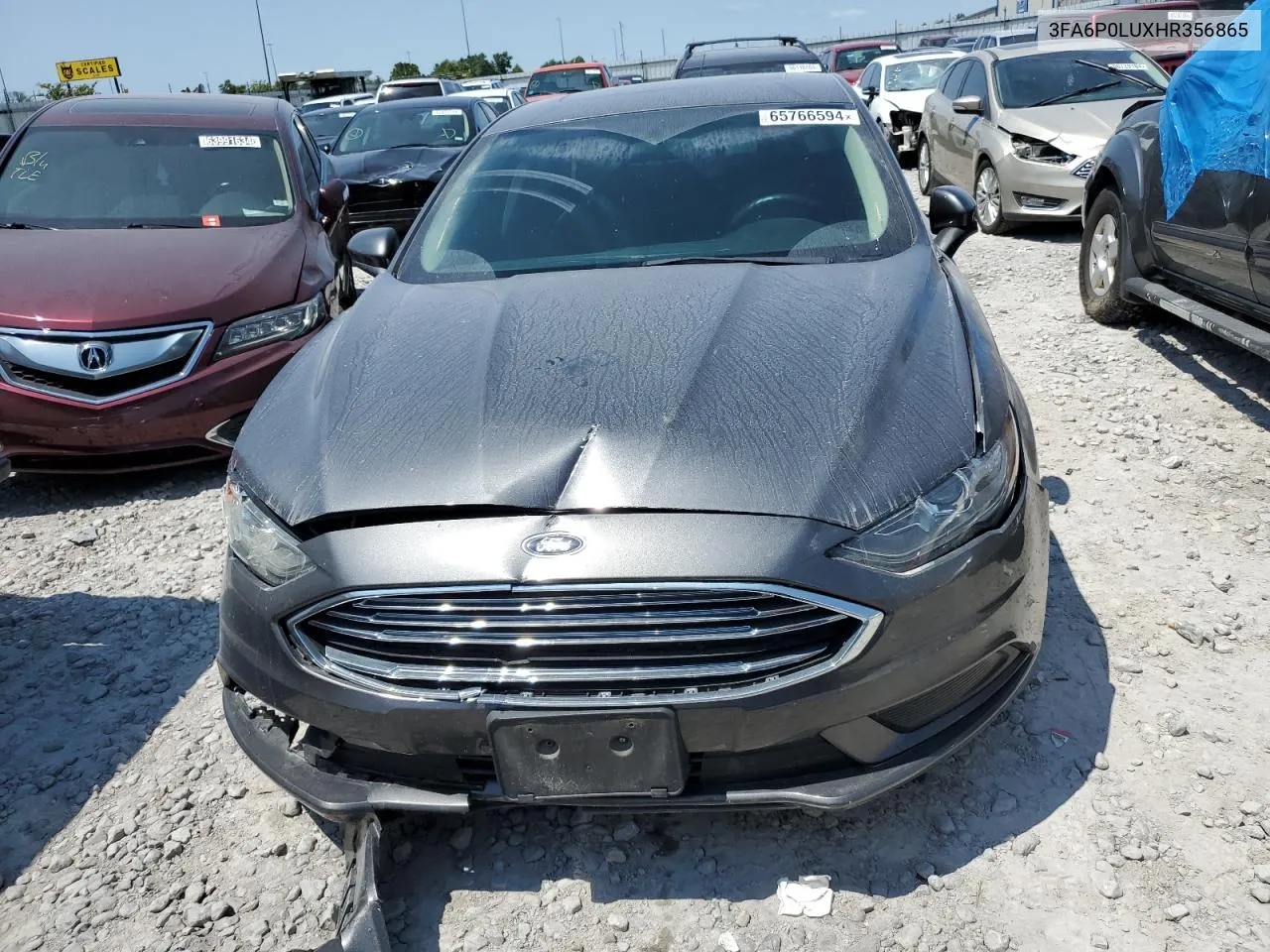 2017 Ford Fusion Se Hybrid VIN: 3FA6P0LUXHR356865 Lot: 65766594