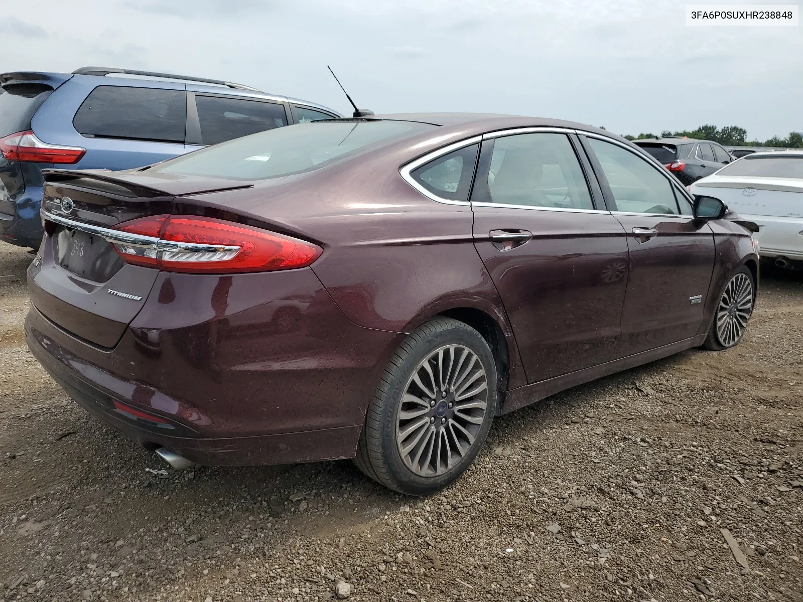 2017 Ford Fusion Titanium Phev VIN: 3FA6P0SUXHR238848 Lot: 65839774