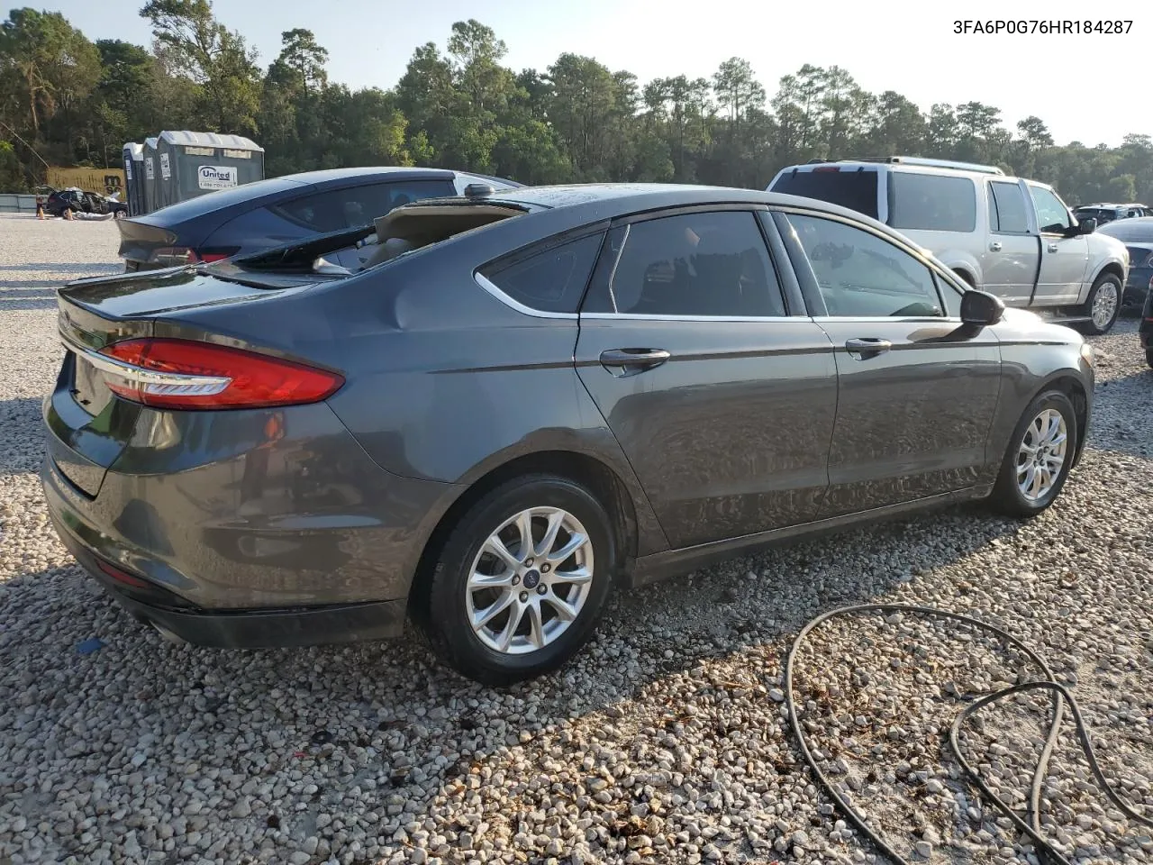 2017 Ford Fusion S VIN: 3FA6P0G76HR184287 Lot: 65853584