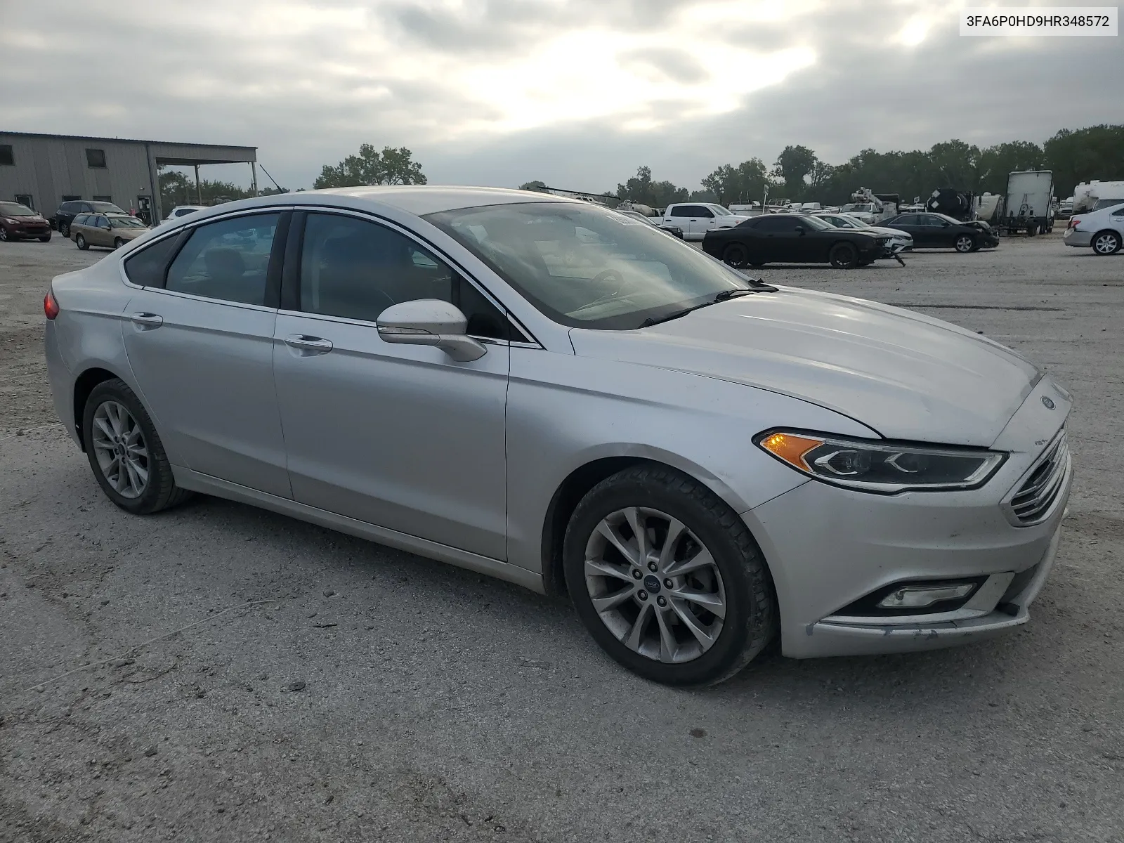 2017 Ford Fusion Se VIN: 3FA6P0HD9HR348572 Lot: 65980074