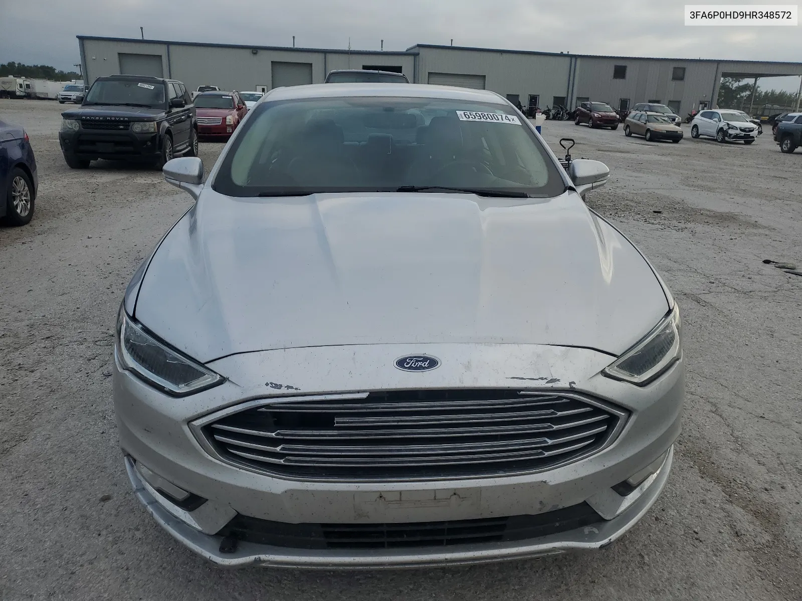 2017 Ford Fusion Se VIN: 3FA6P0HD9HR348572 Lot: 65980074