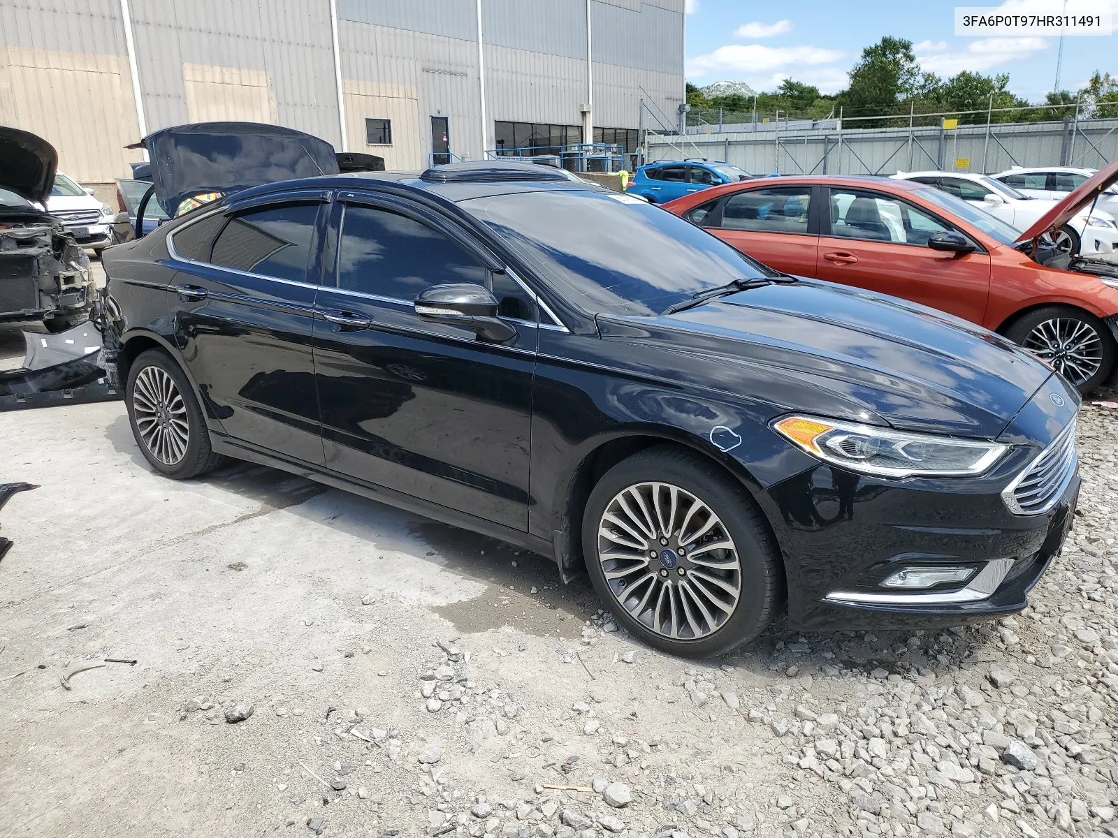 3FA6P0T97HR311491 2017 Ford Fusion Se