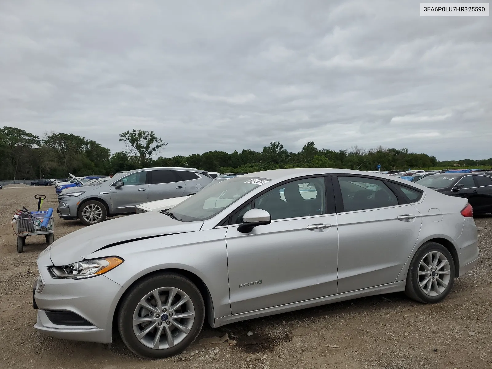 2017 Ford Fusion Se Hybrid VIN: 3FA6P0LU7HR325590 Lot: 66175974