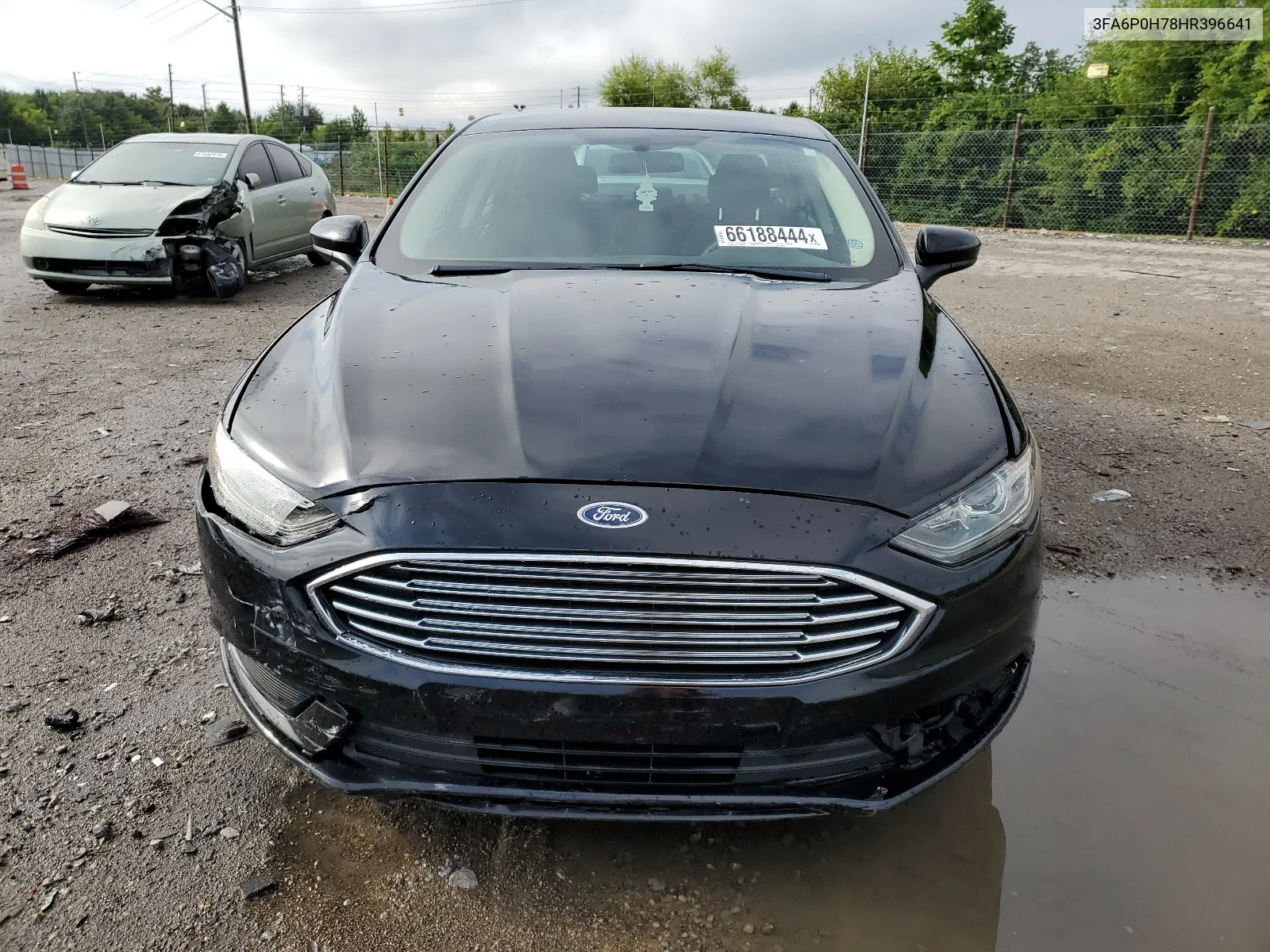 2017 Ford Fusion Se VIN: 3FA6P0H78HR396641 Lot: 66188444